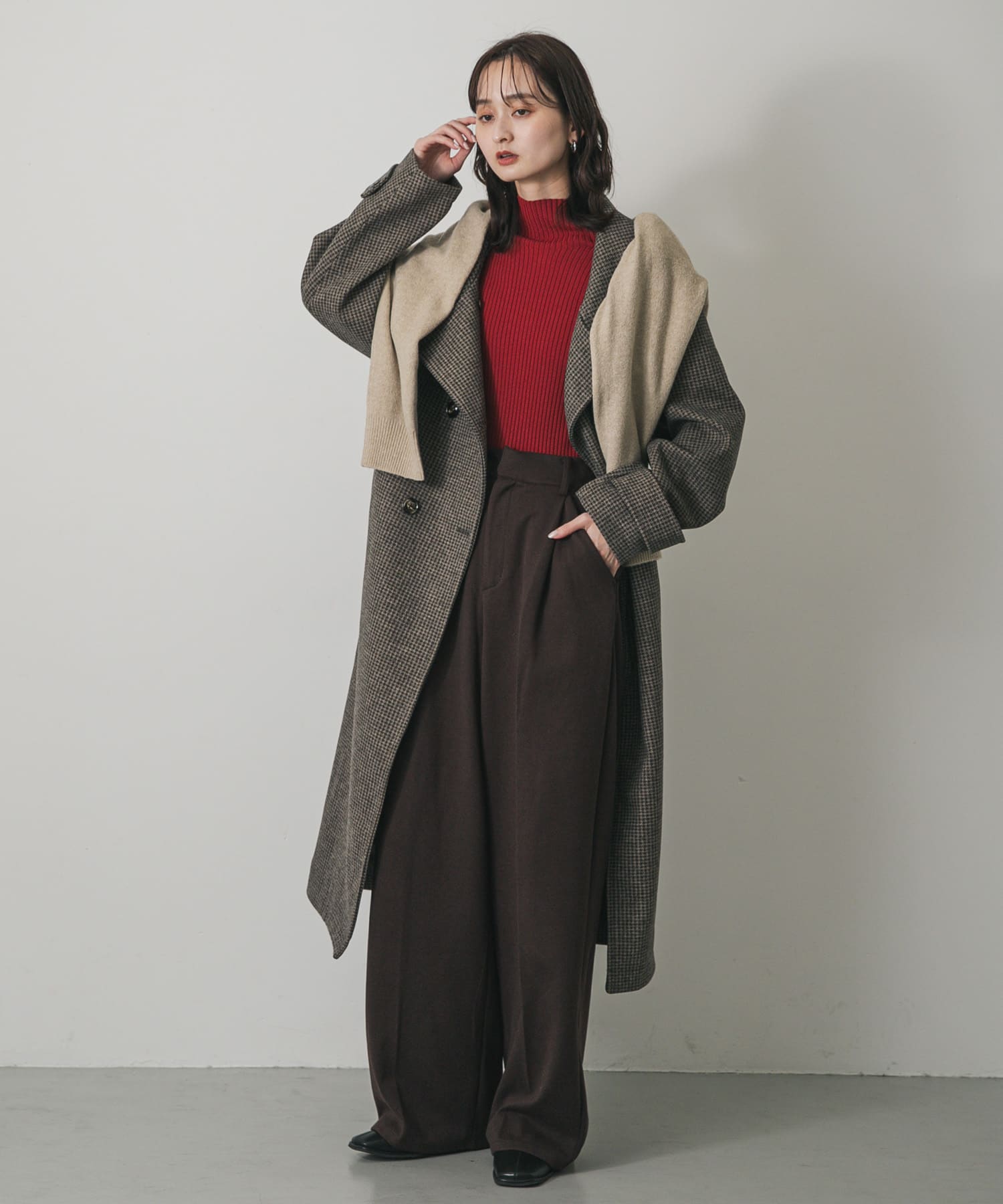 身長：169cm サイズ：one