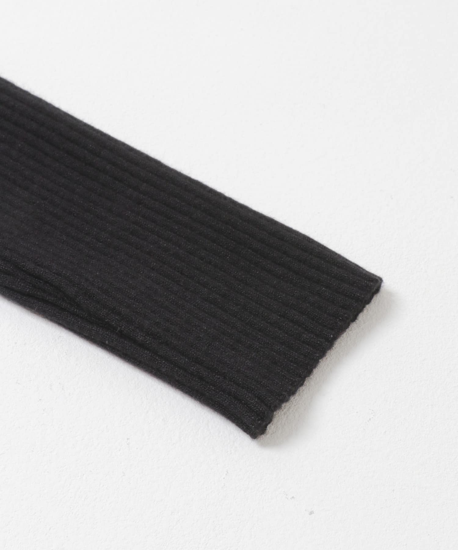 『一部WEB限定カラー』『毛玉防止』ストレッチリブハイネックセーター BLACK COMPACT