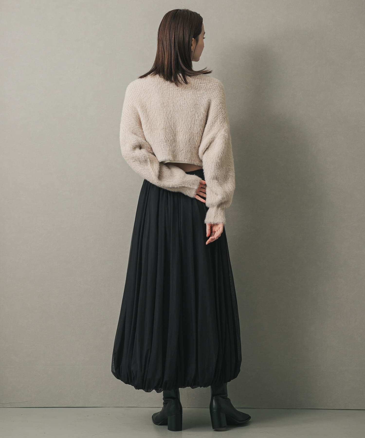 身長：169cm サイズ：one
