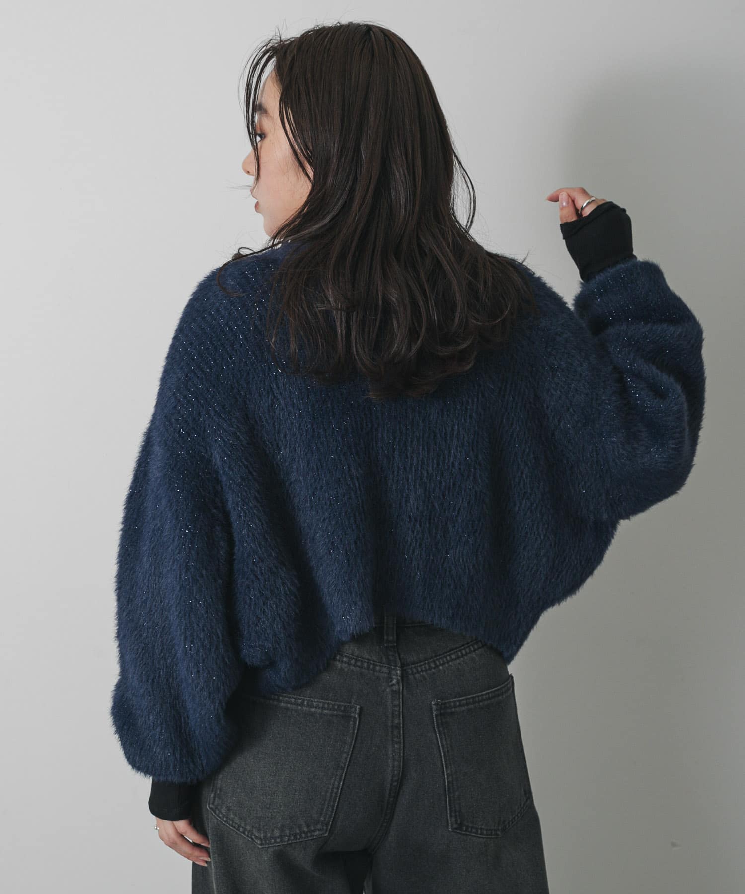 身長：158cm サイズ：one