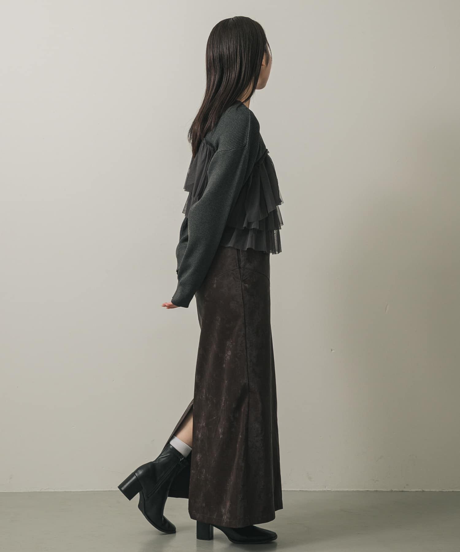 身長：158cm サイズ：one