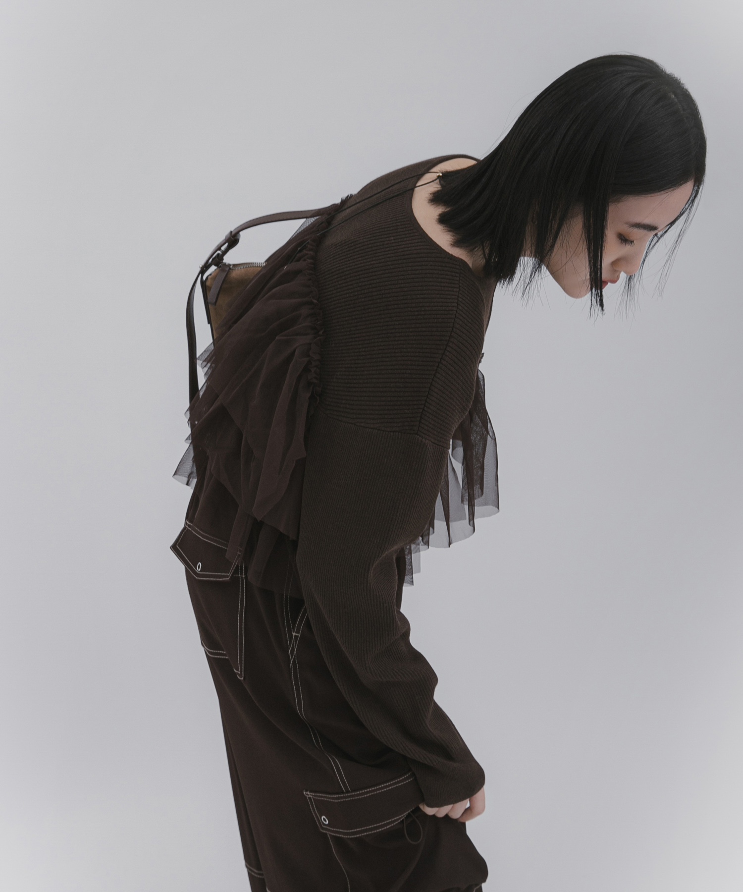 身長：162cm サイズ：one