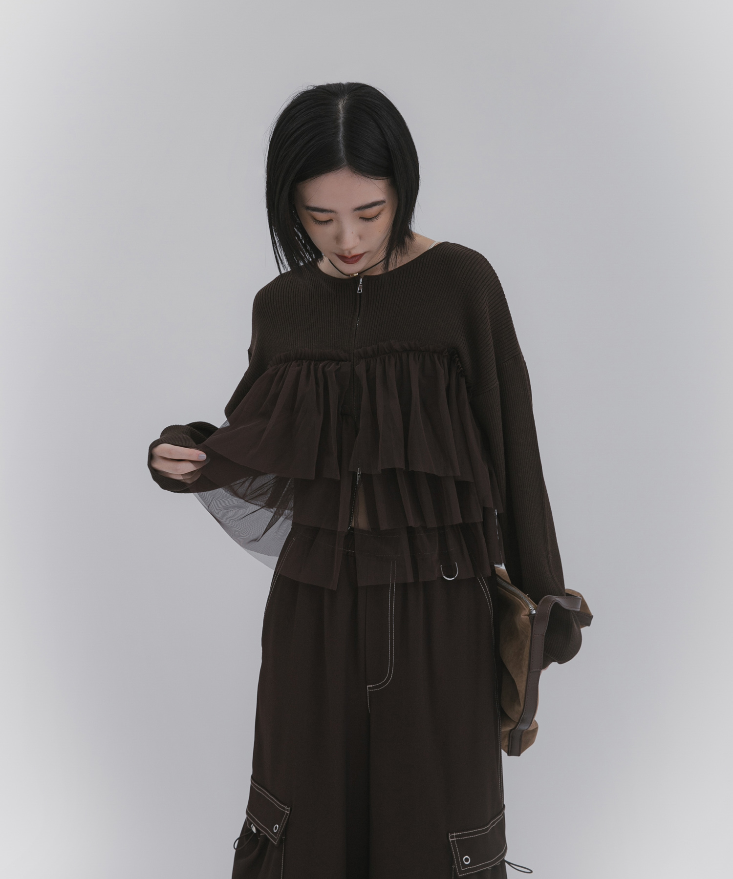 身長：162cm サイズ：one