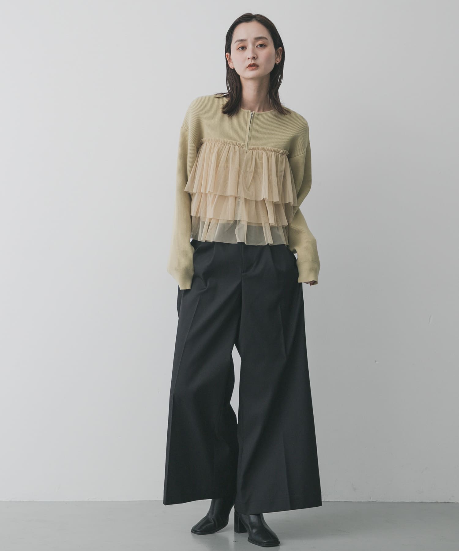 身長：169cm サイズ：one