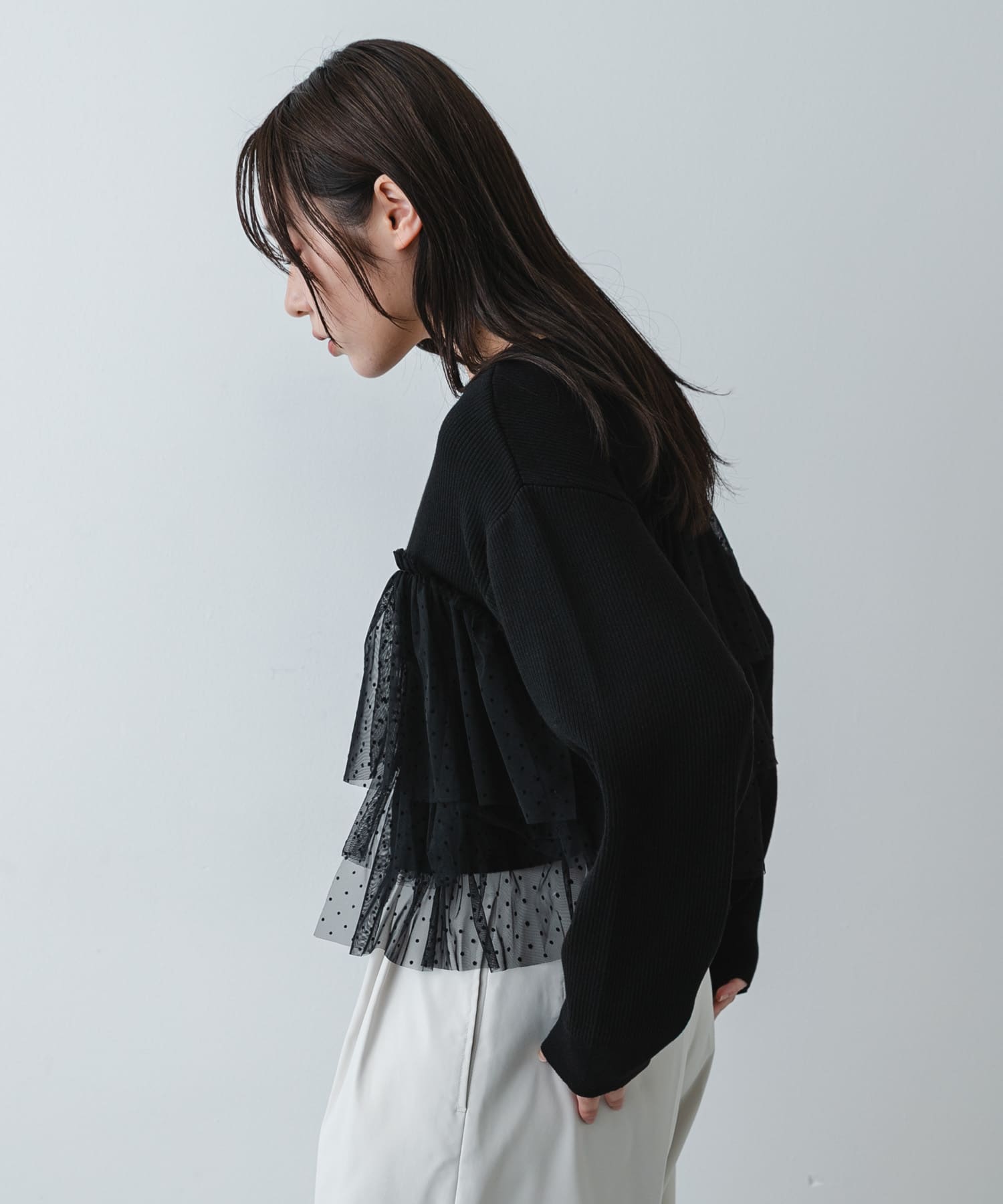 身長：158cm サイズ：one