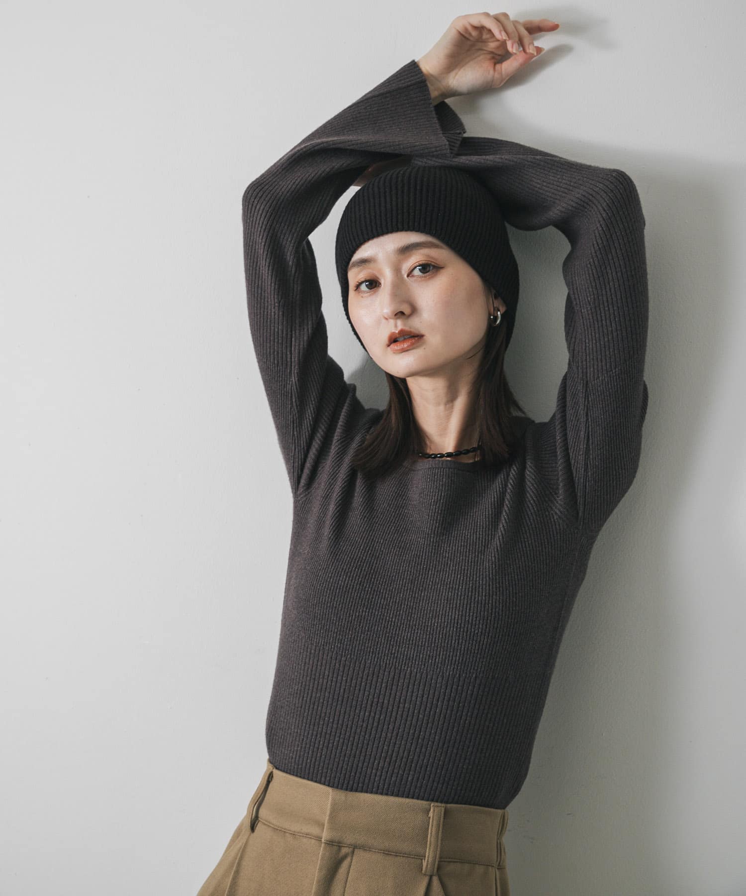 身長：169cm サイズ：one