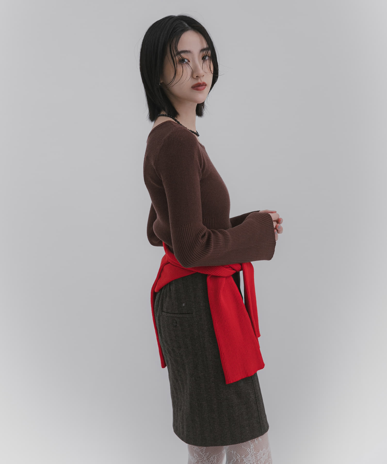 身長：162cm サイズ：one