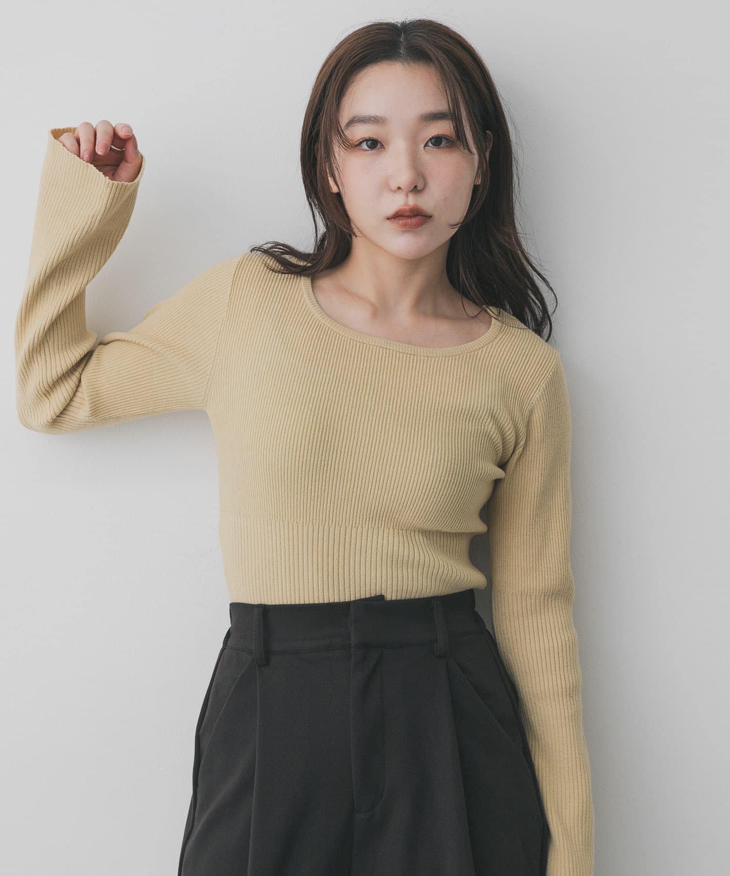 身長：158cm サイズ：one