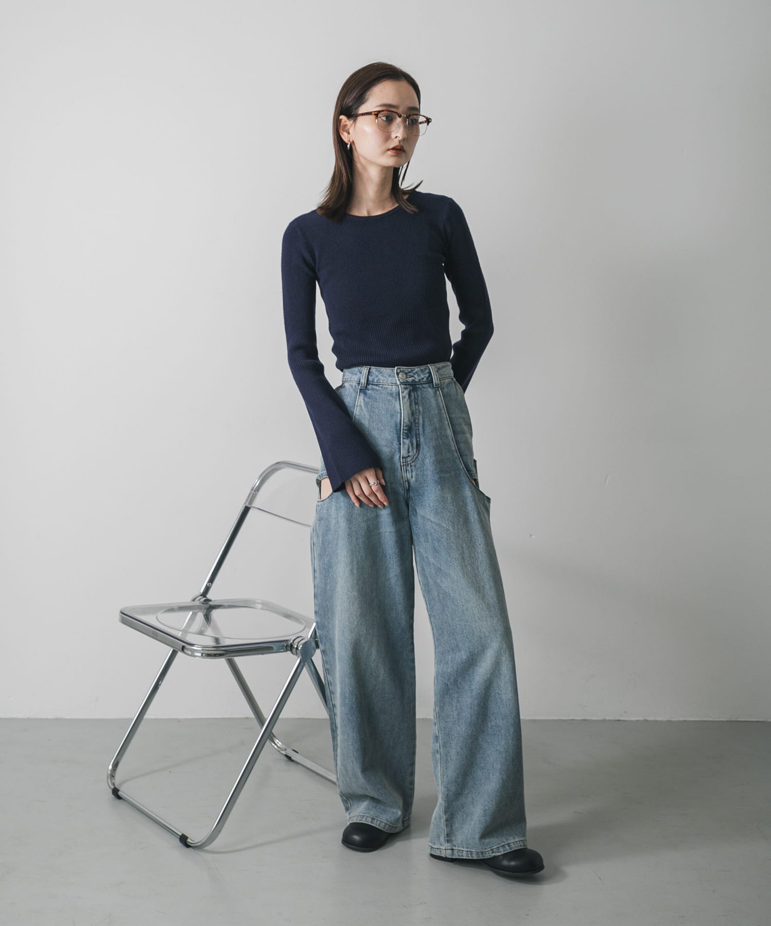 身長：169cm サイズ：one