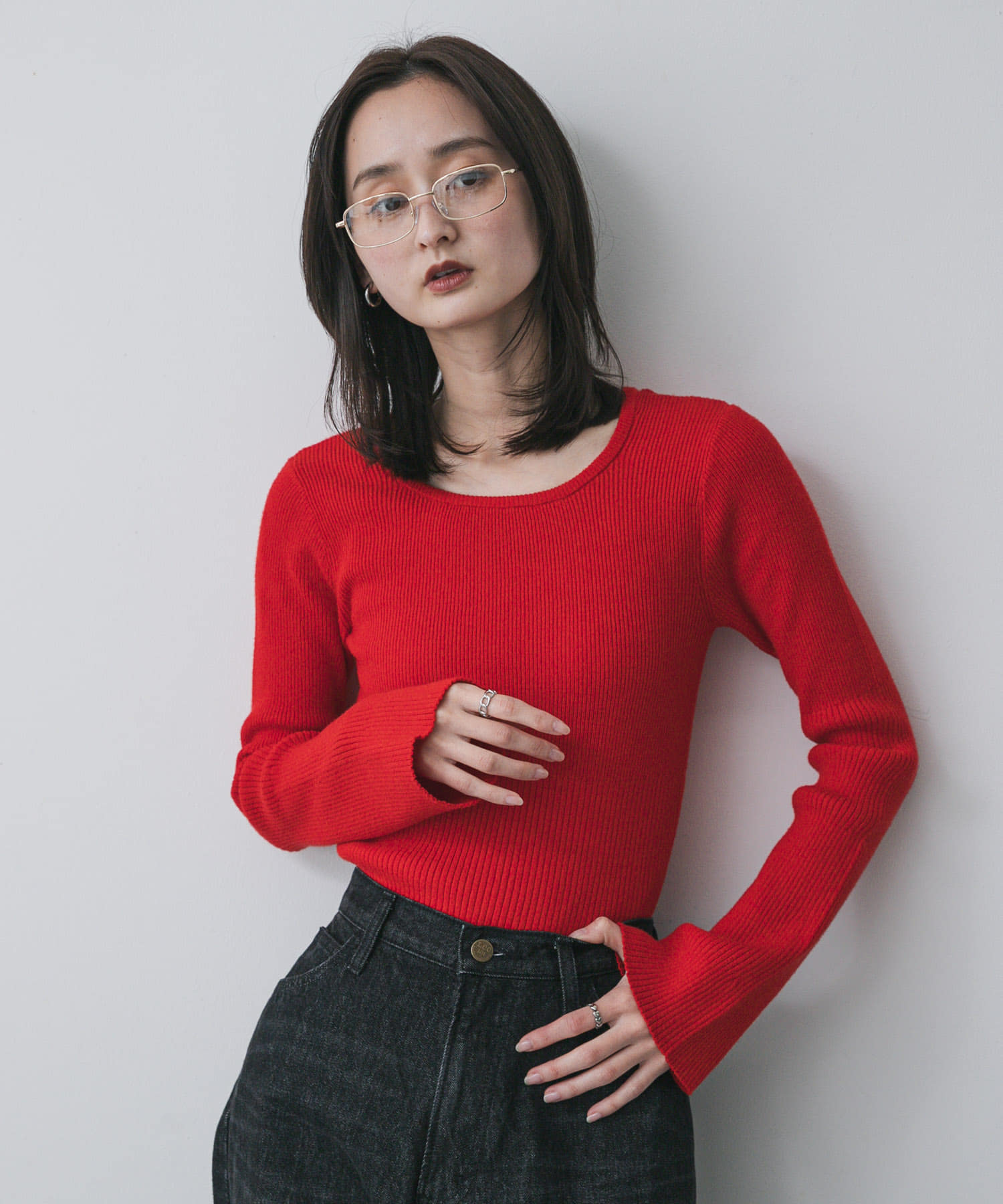 身長：169cm サイズ：one