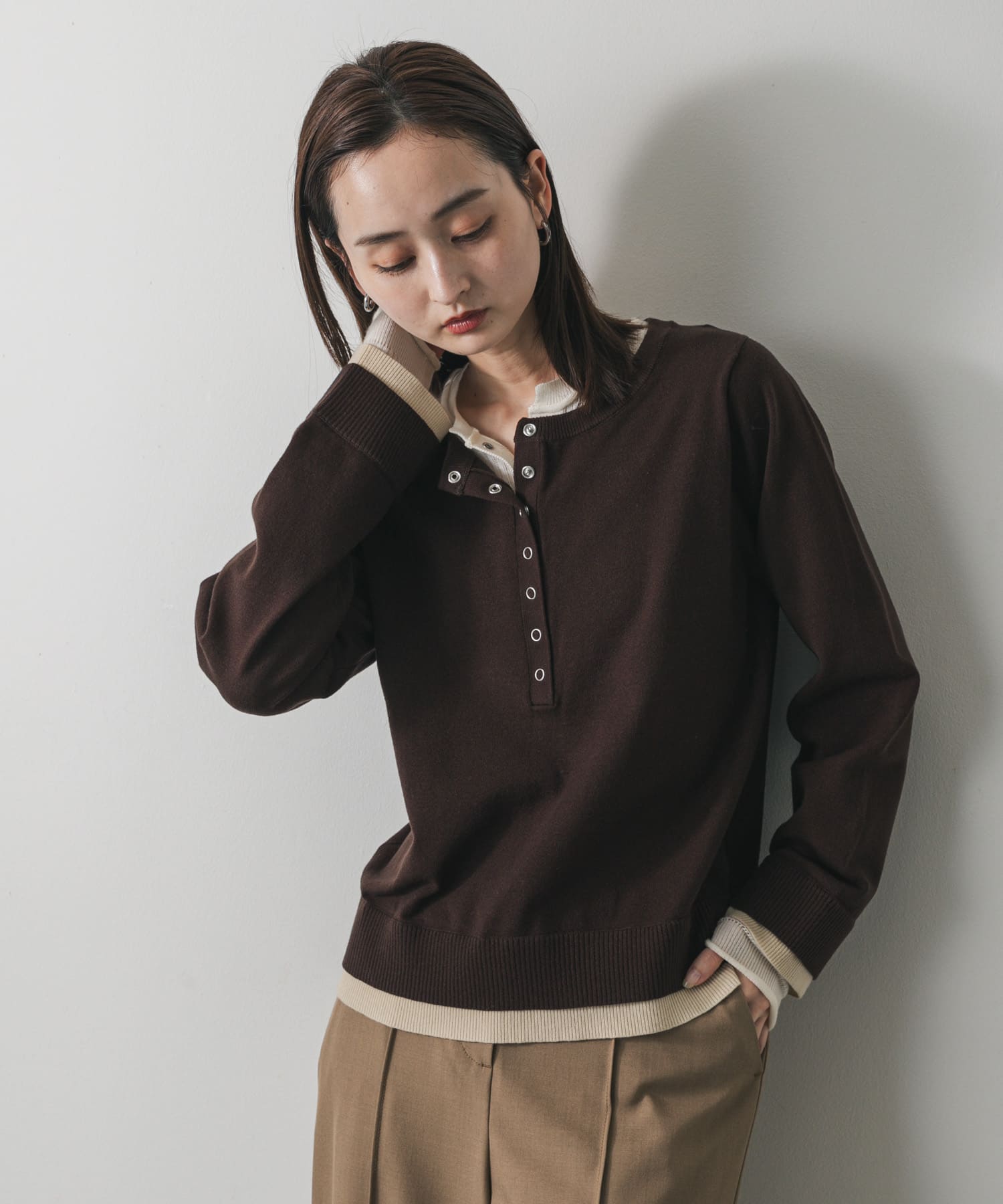 身長：169cm サイズ：one