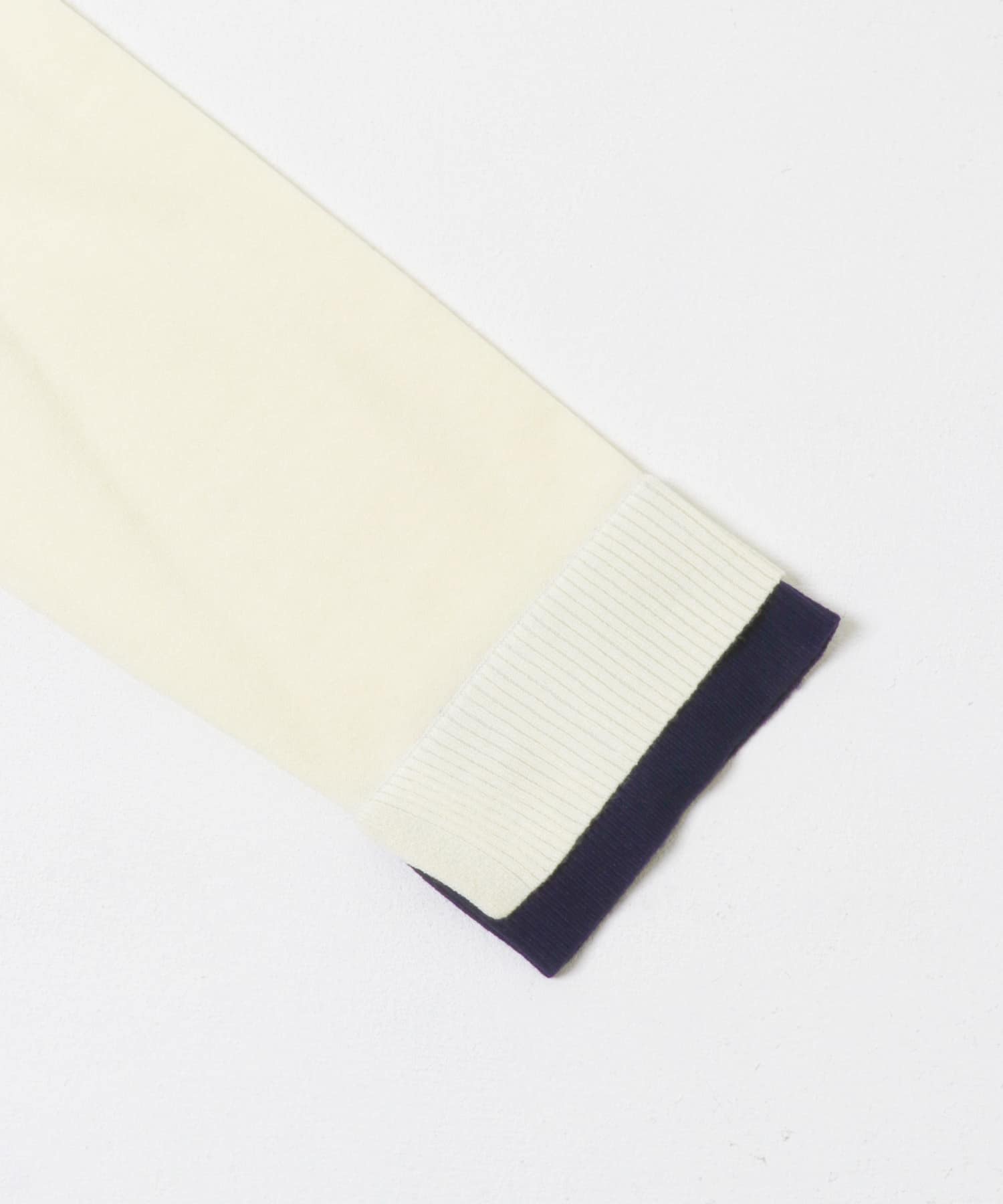 ヘンリーネックレイヤードセーター IVO×NVY One