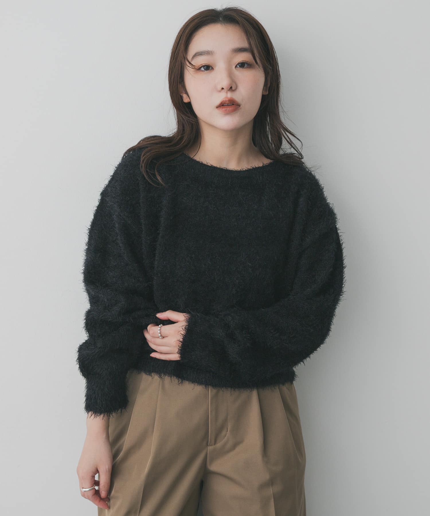 身長：158cm サイズ：one