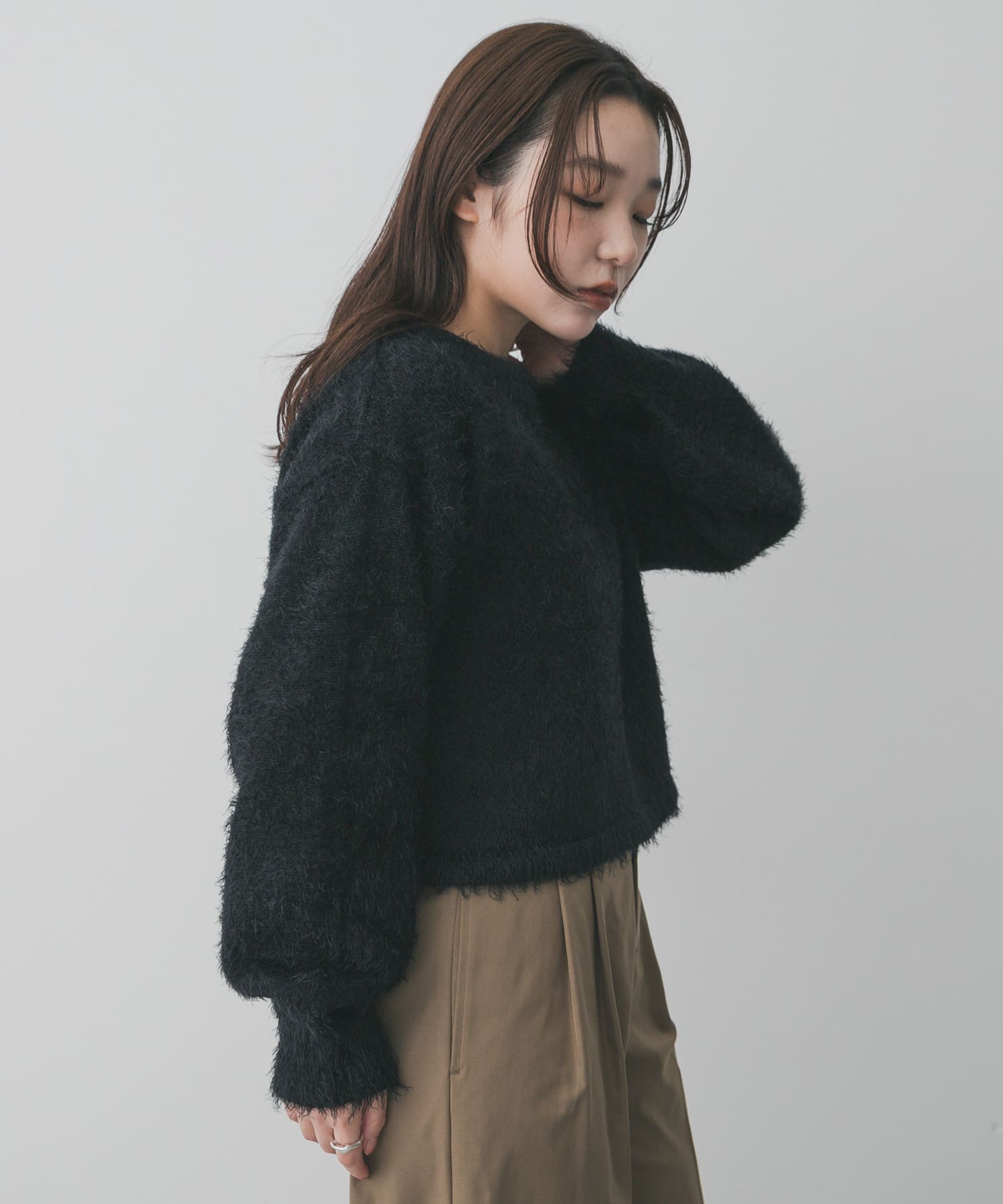 身長：158cm サイズ：one