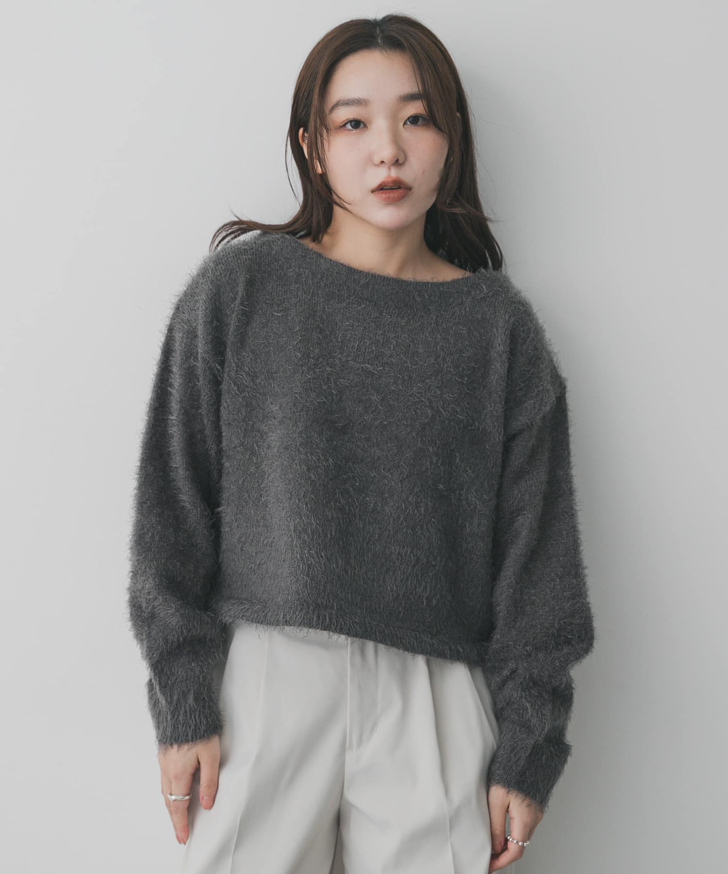 身長：158cm サイズ：one