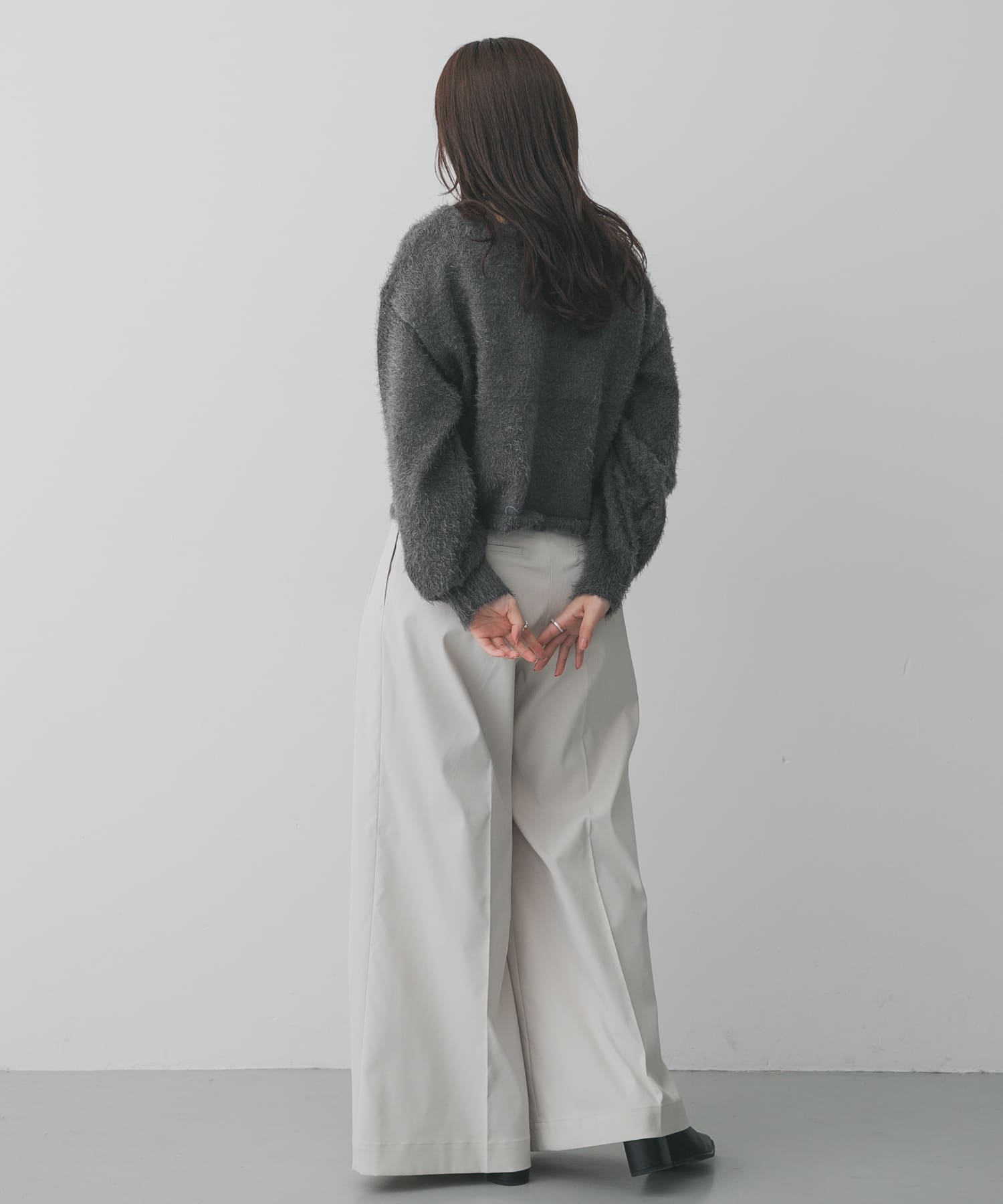 身長：158cm サイズ：one