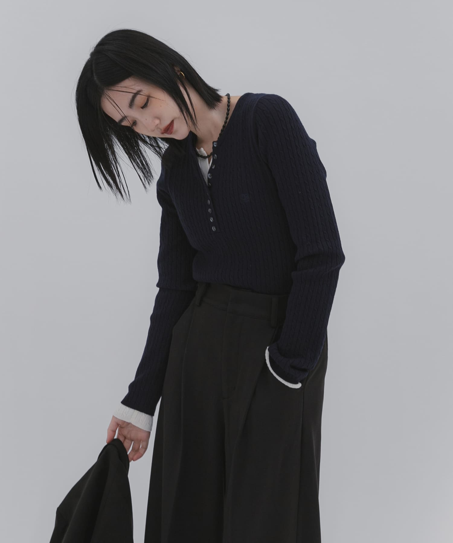 身長：162cm サイズ：one