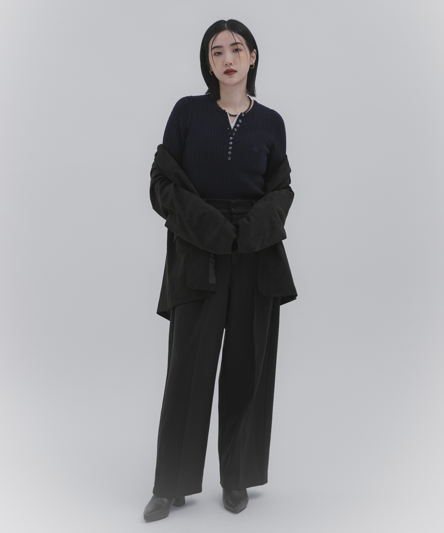 身長：162cm サイズ：one