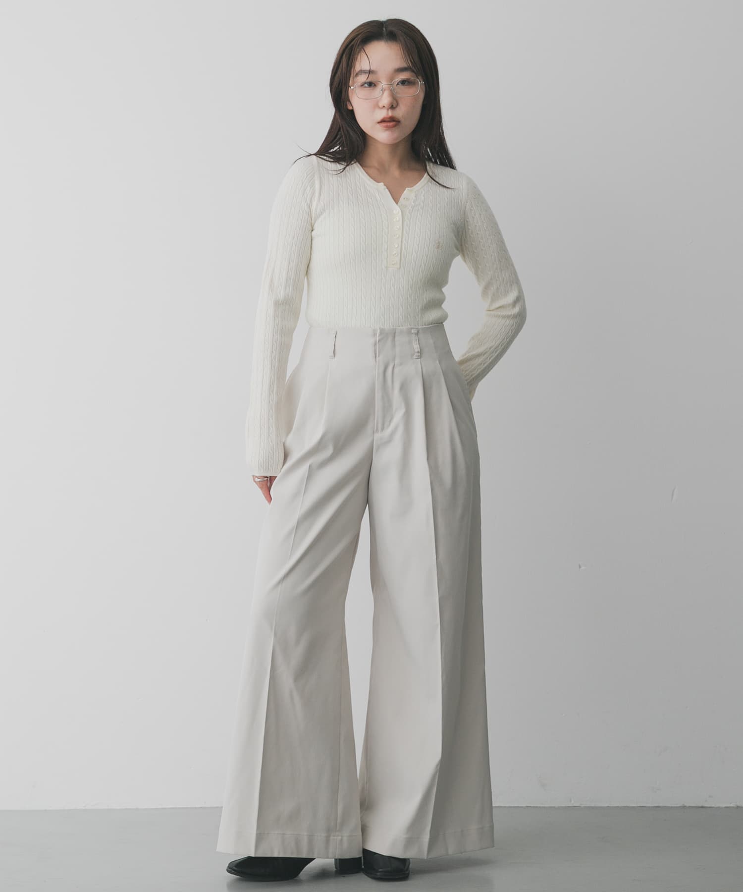 身長：158cm サイズ：one