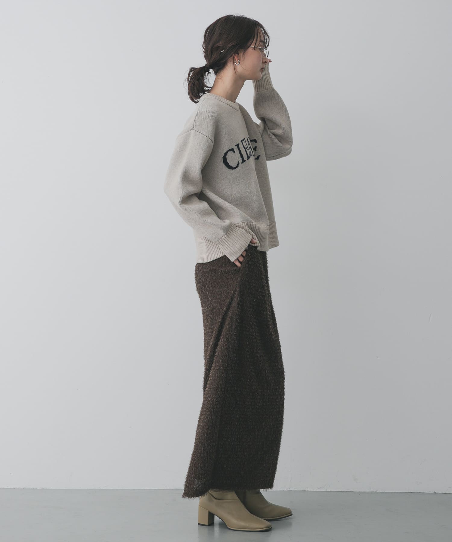 身長：169cm サイズ：one