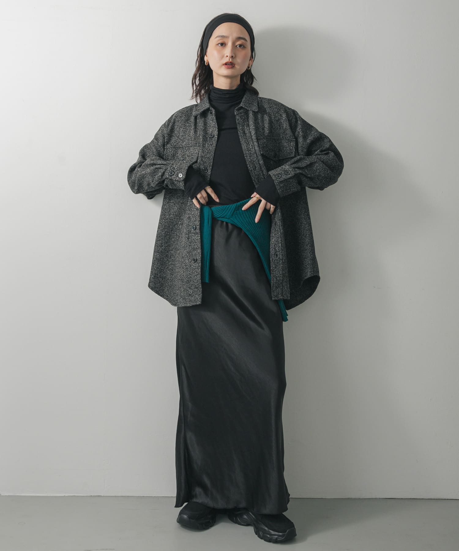 身長：169cm サイズ：one