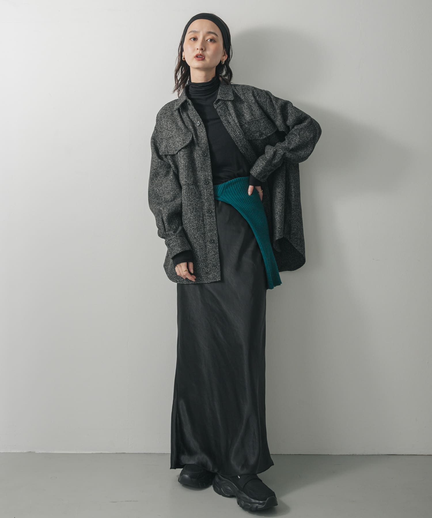 身長：169cm サイズ：one