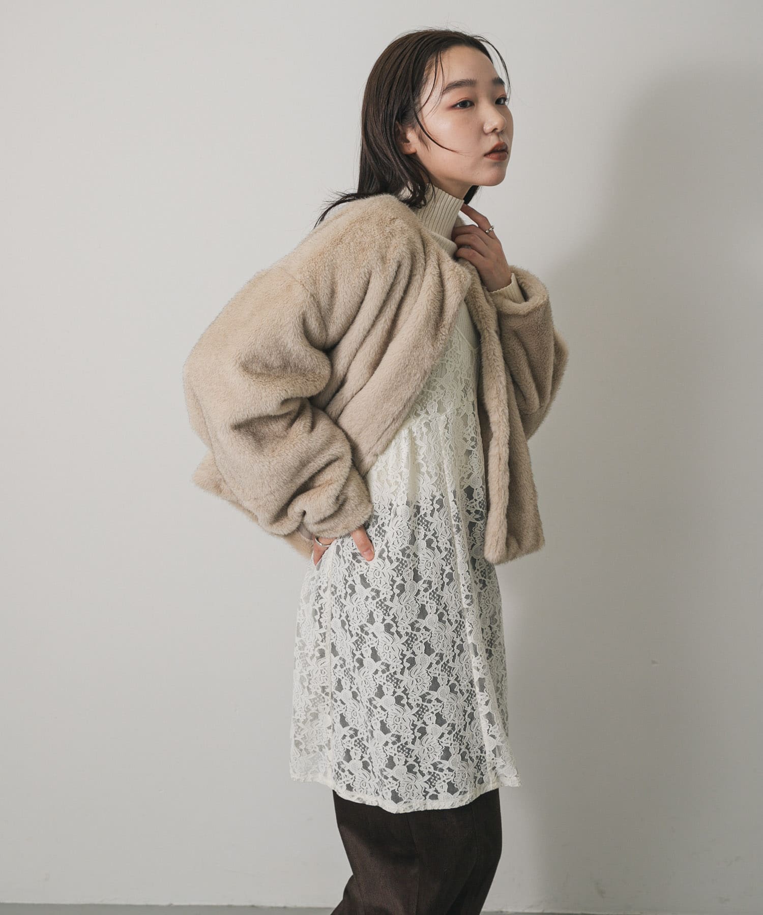 レースキャミチュニック