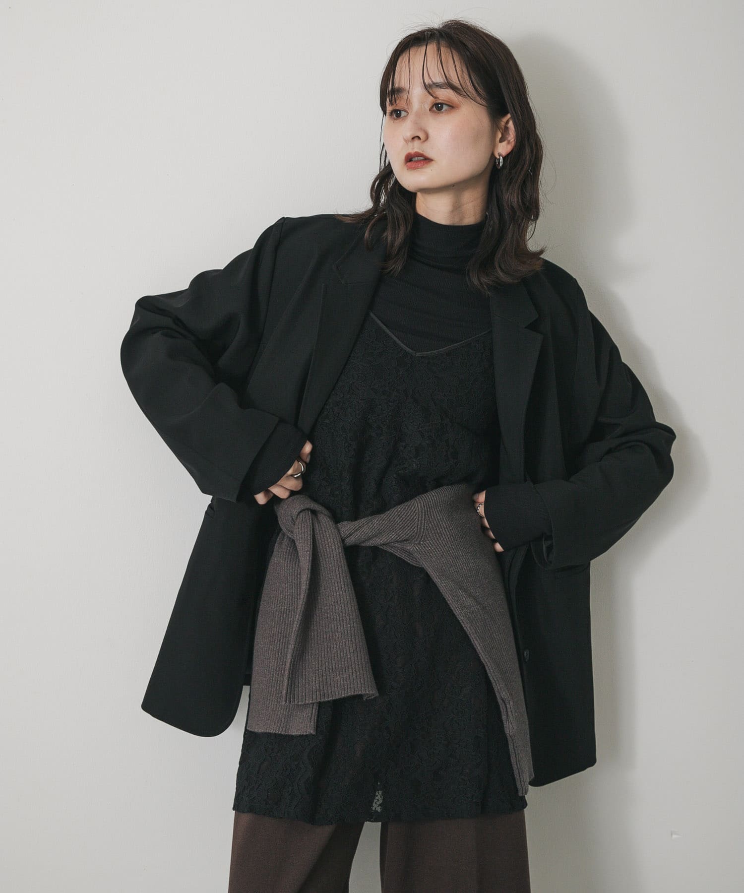 身長：169cm サイズ：one
