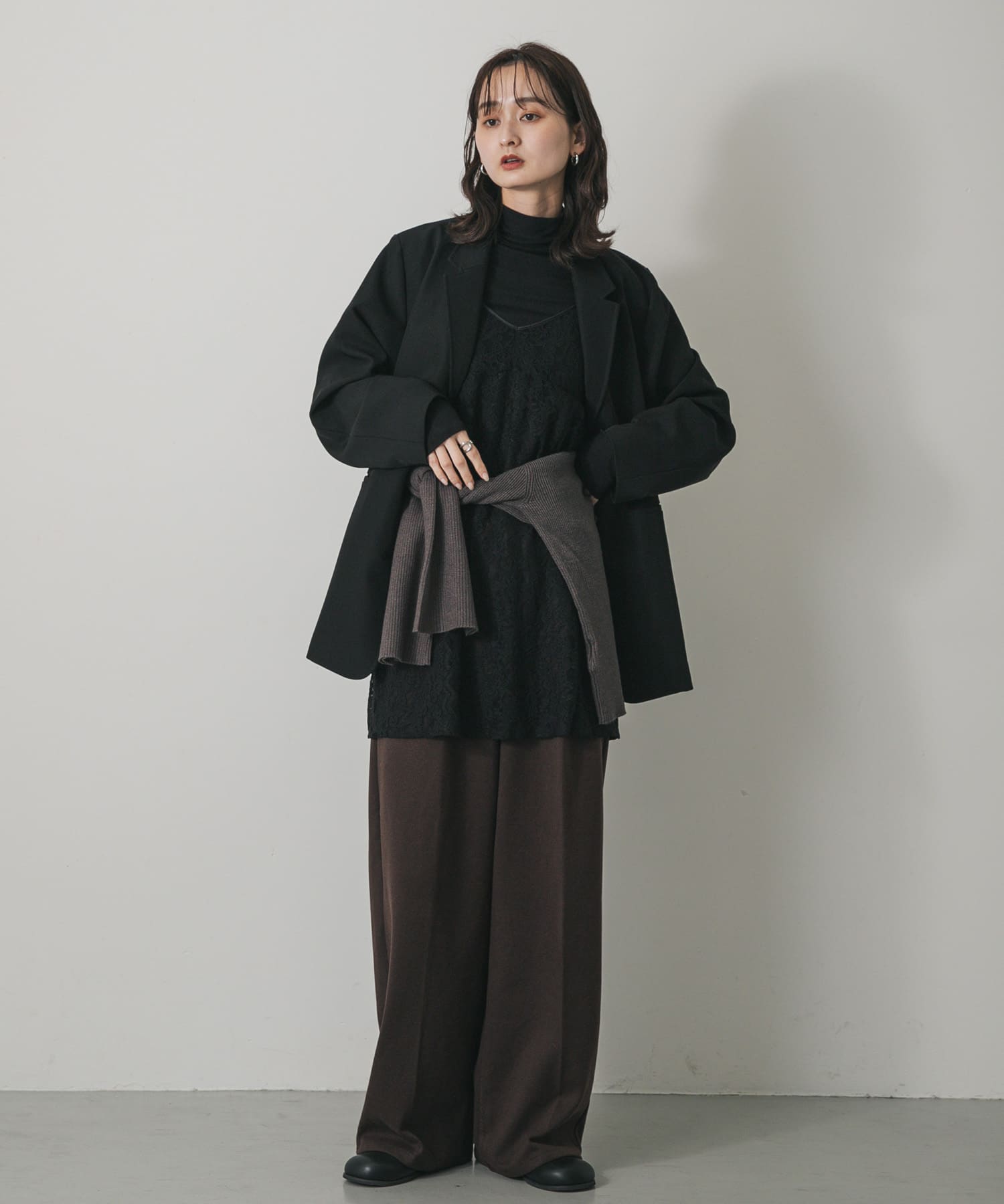 身長：169cm サイズ：one