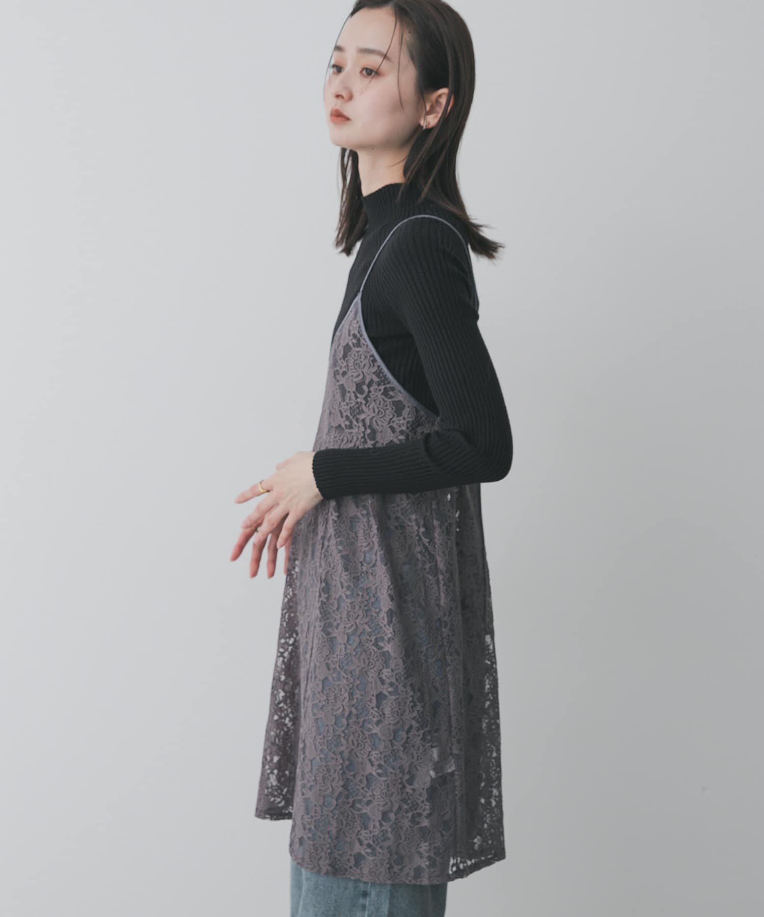 身長：169cm サイズ：one