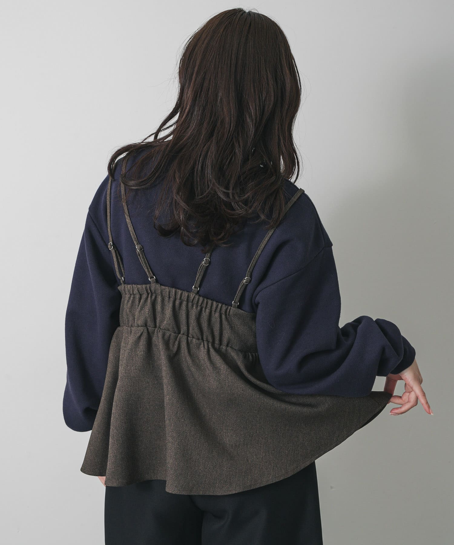 身長：158cm サイズ：one