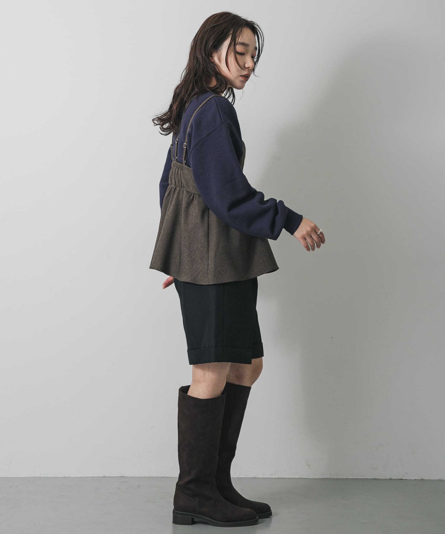 身長：158cm サイズ：one