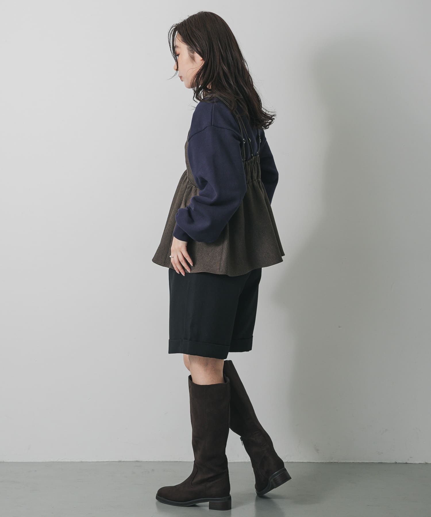 身長：158cm サイズ：one