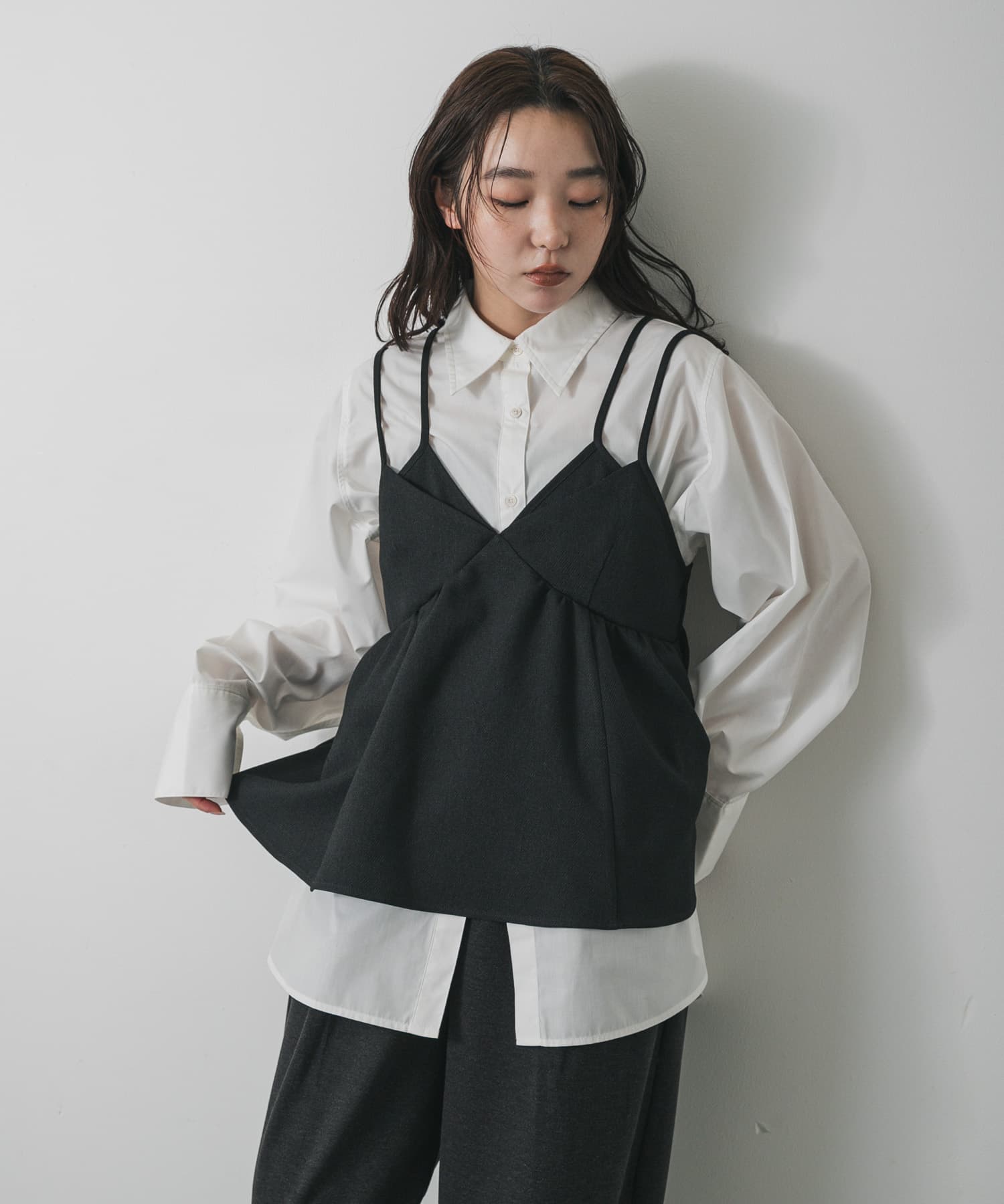 身長：158cm サイズ：one