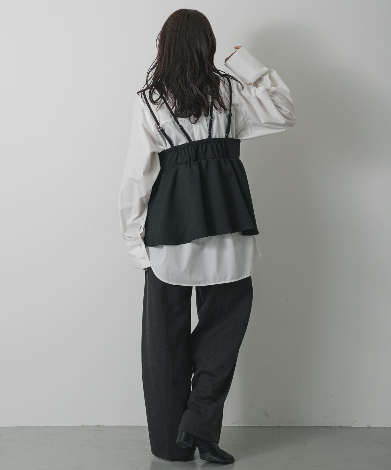 身長：158cm サイズ：one