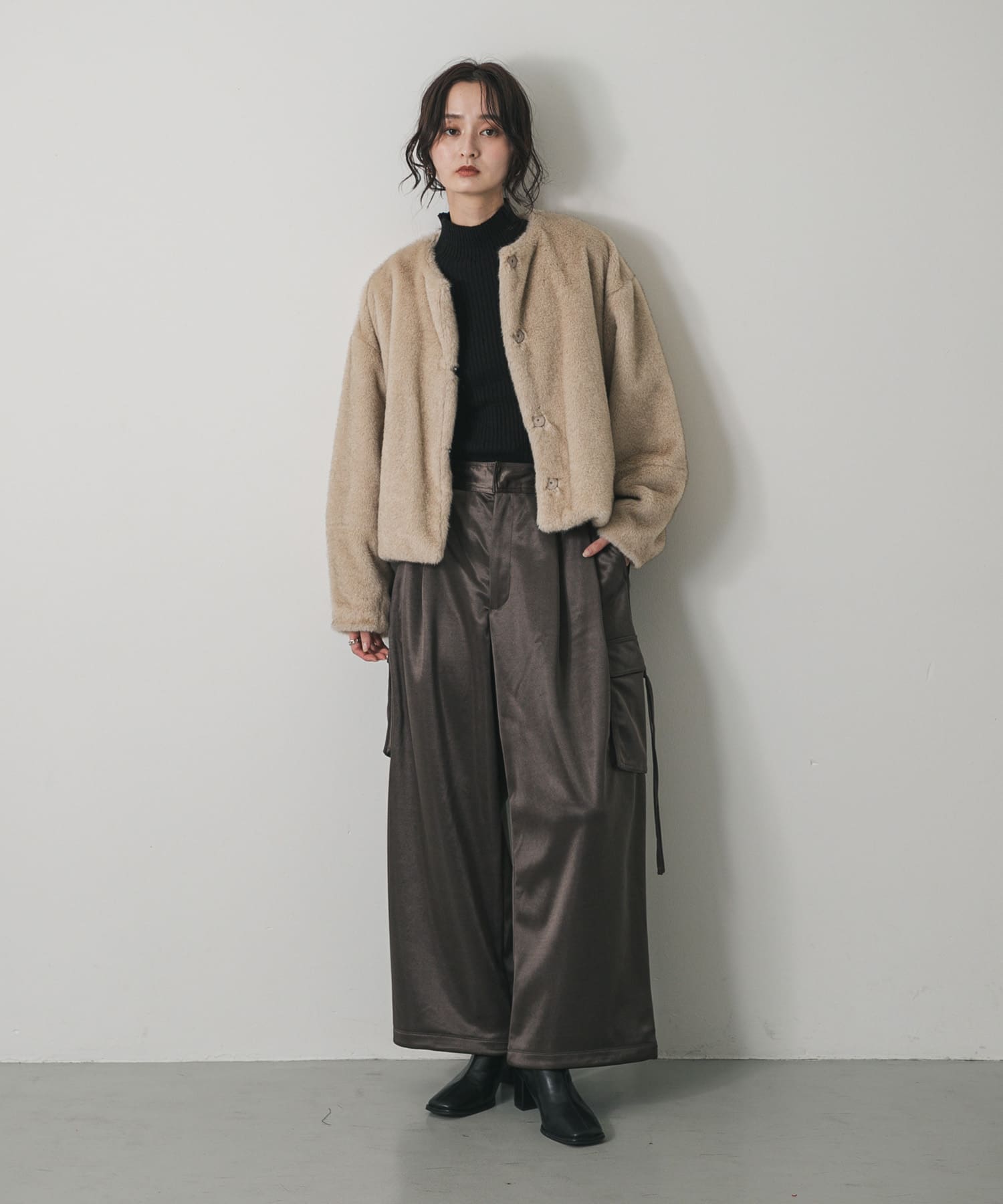 身長：169cm サイズ：one