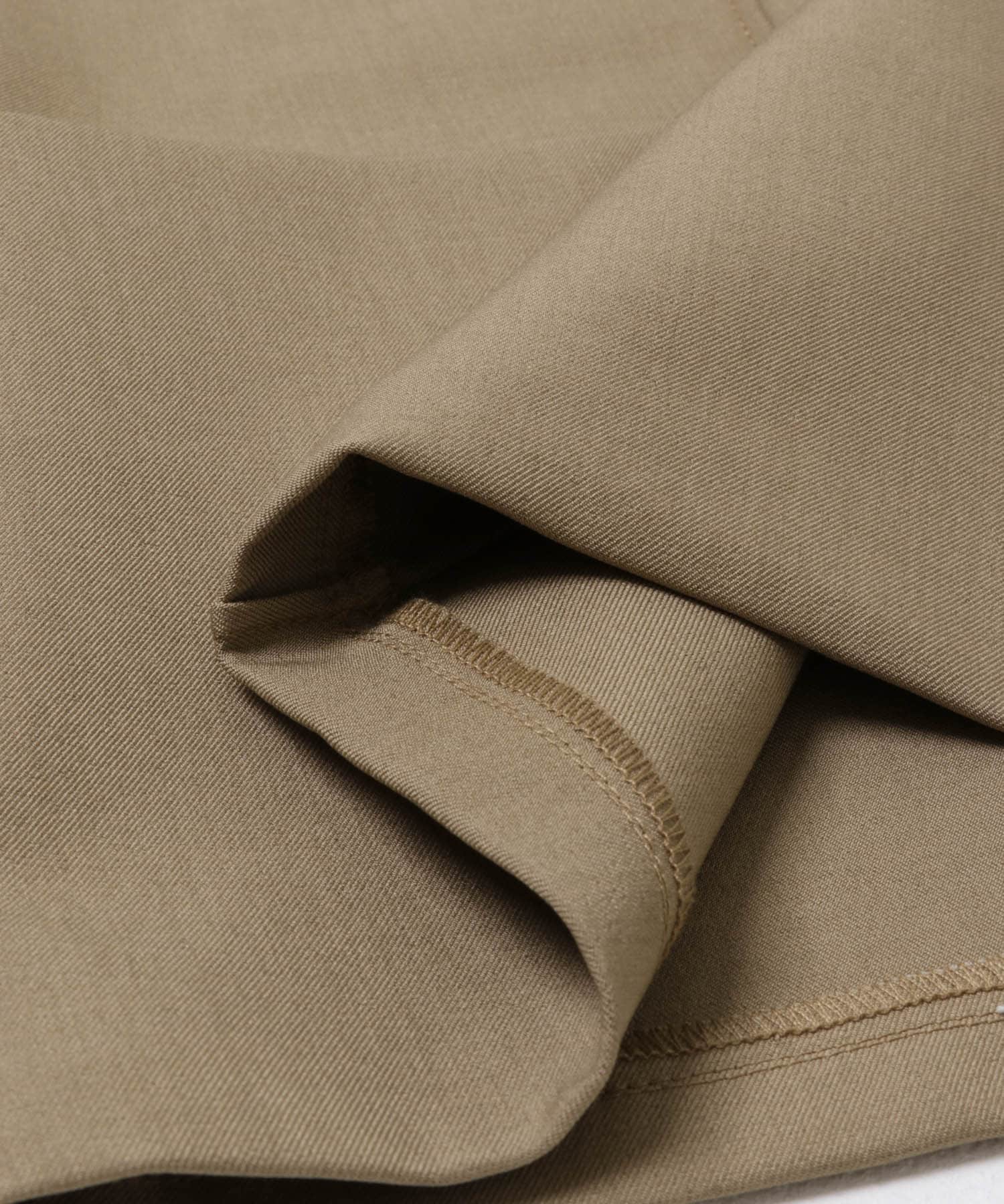 ワイドターンバックパンツ BEIGE S
