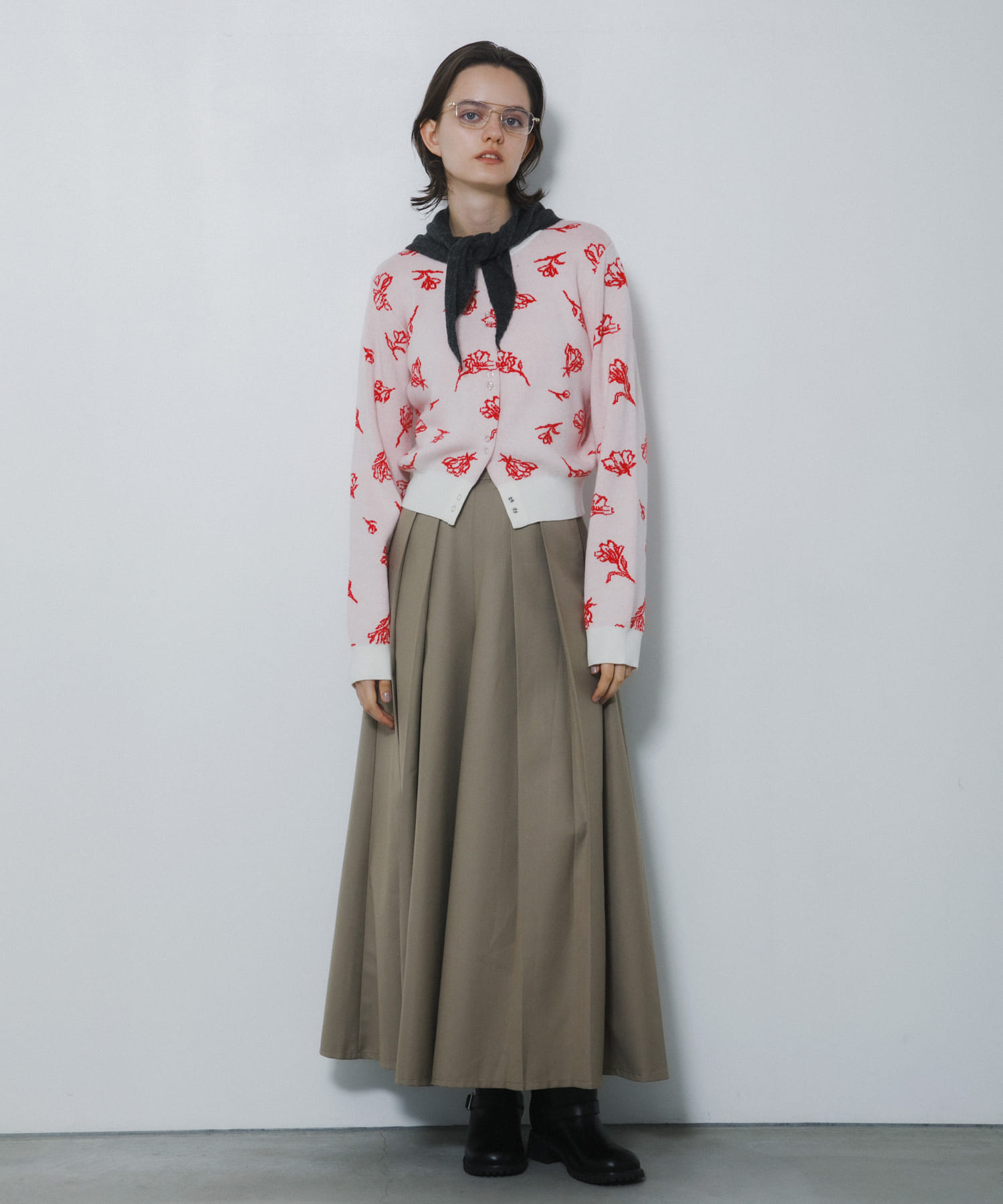 ハカマタックパンツ BEIGE M