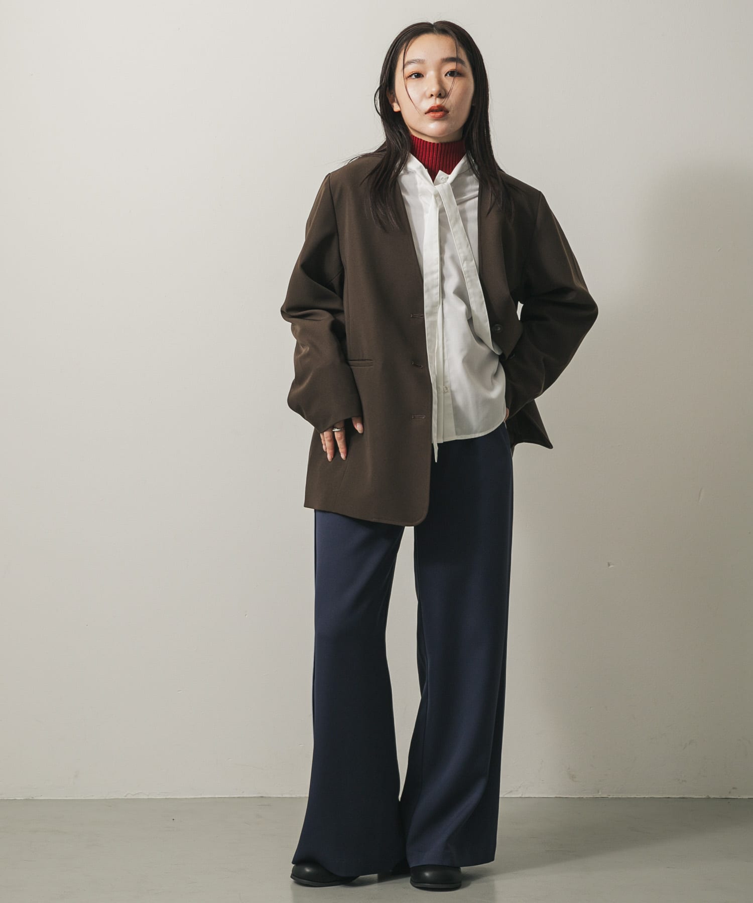 身長：158cm サイズ：one