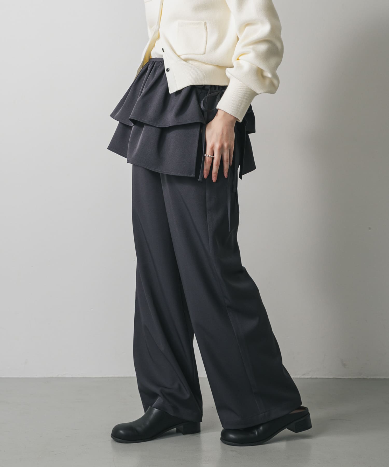 身長：158cm サイズ：one