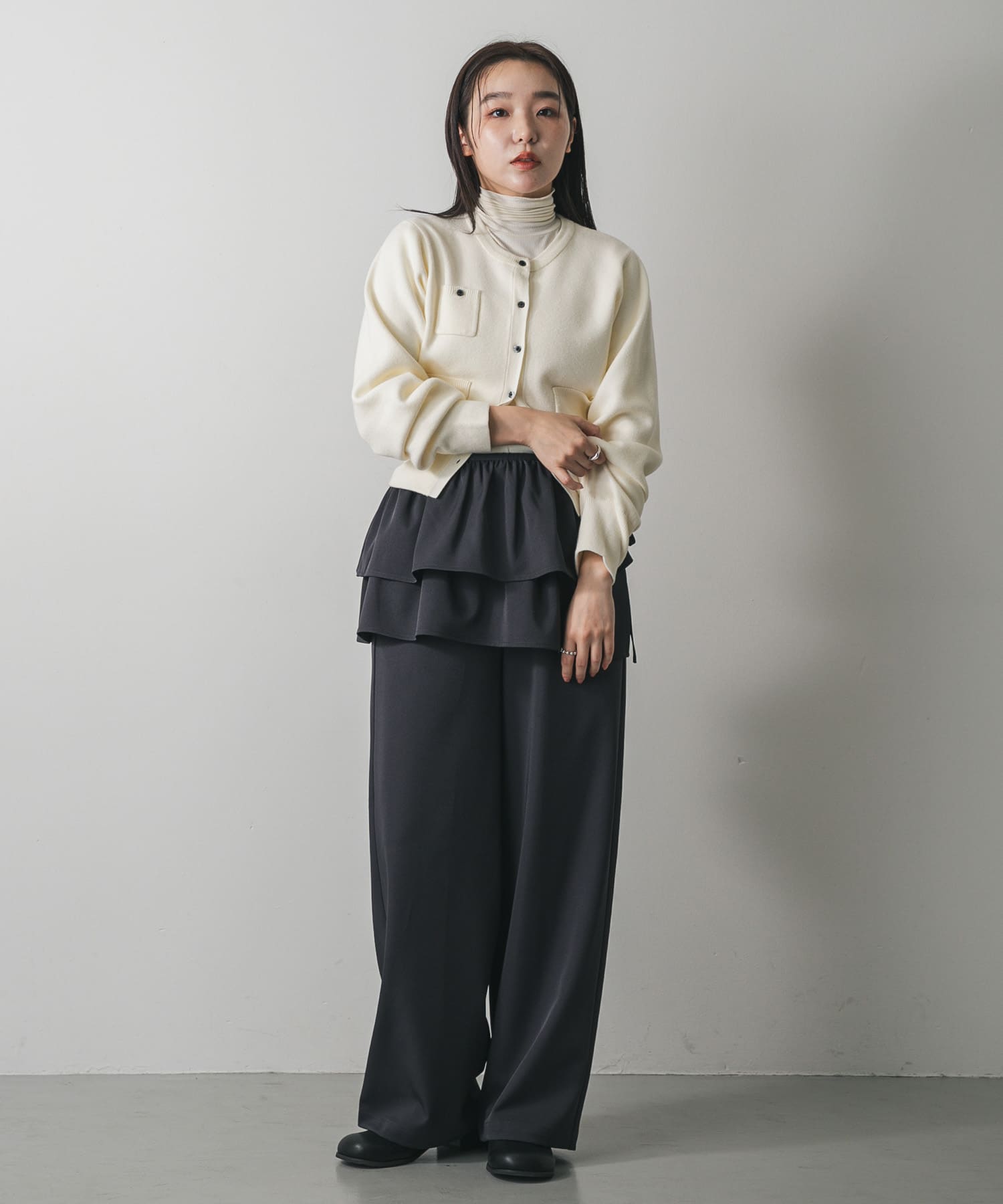 身長：158cm サイズ：one