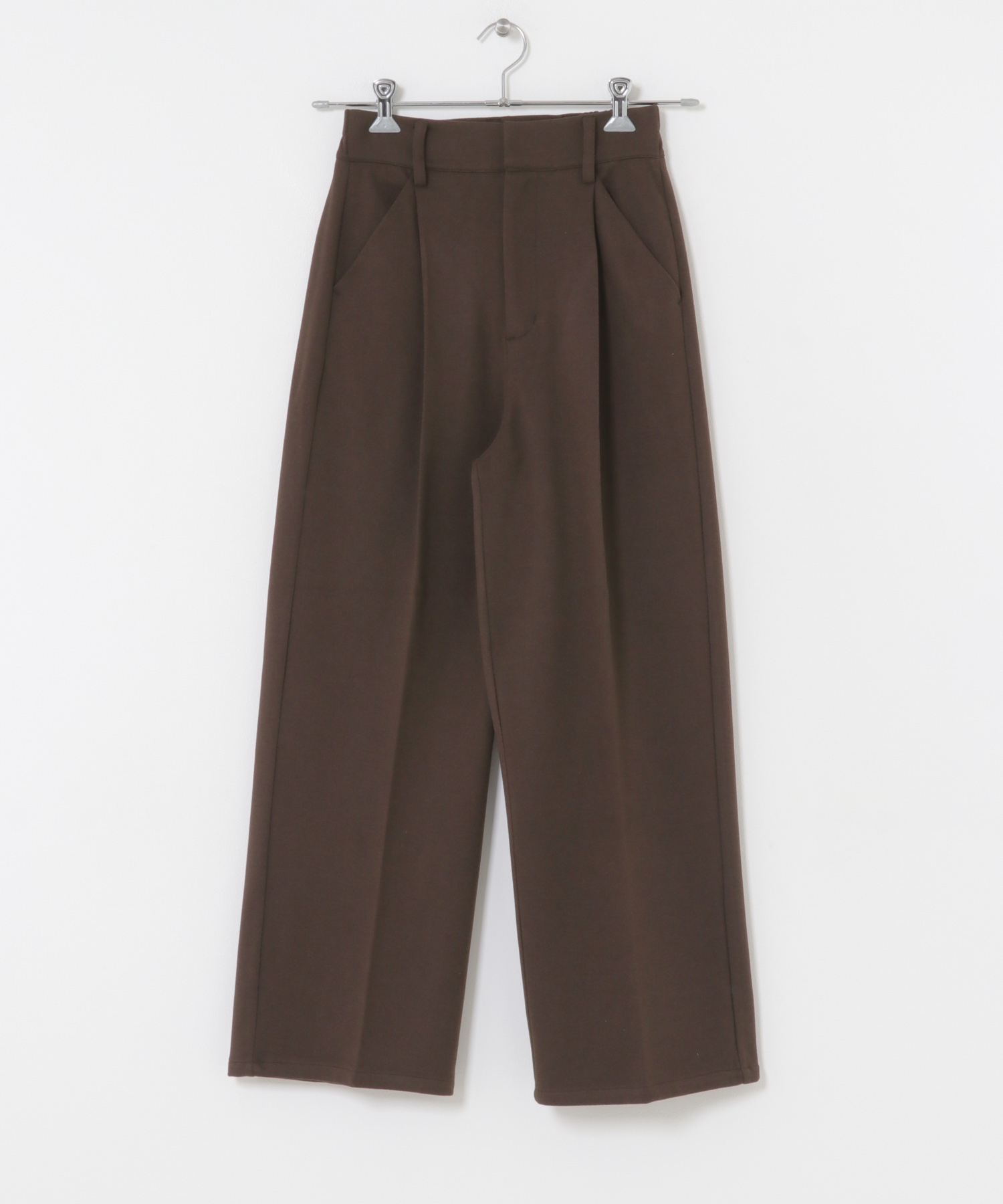 『BLACK, TALLサイズ/WEB限定』ジャージーストレートスラックス
