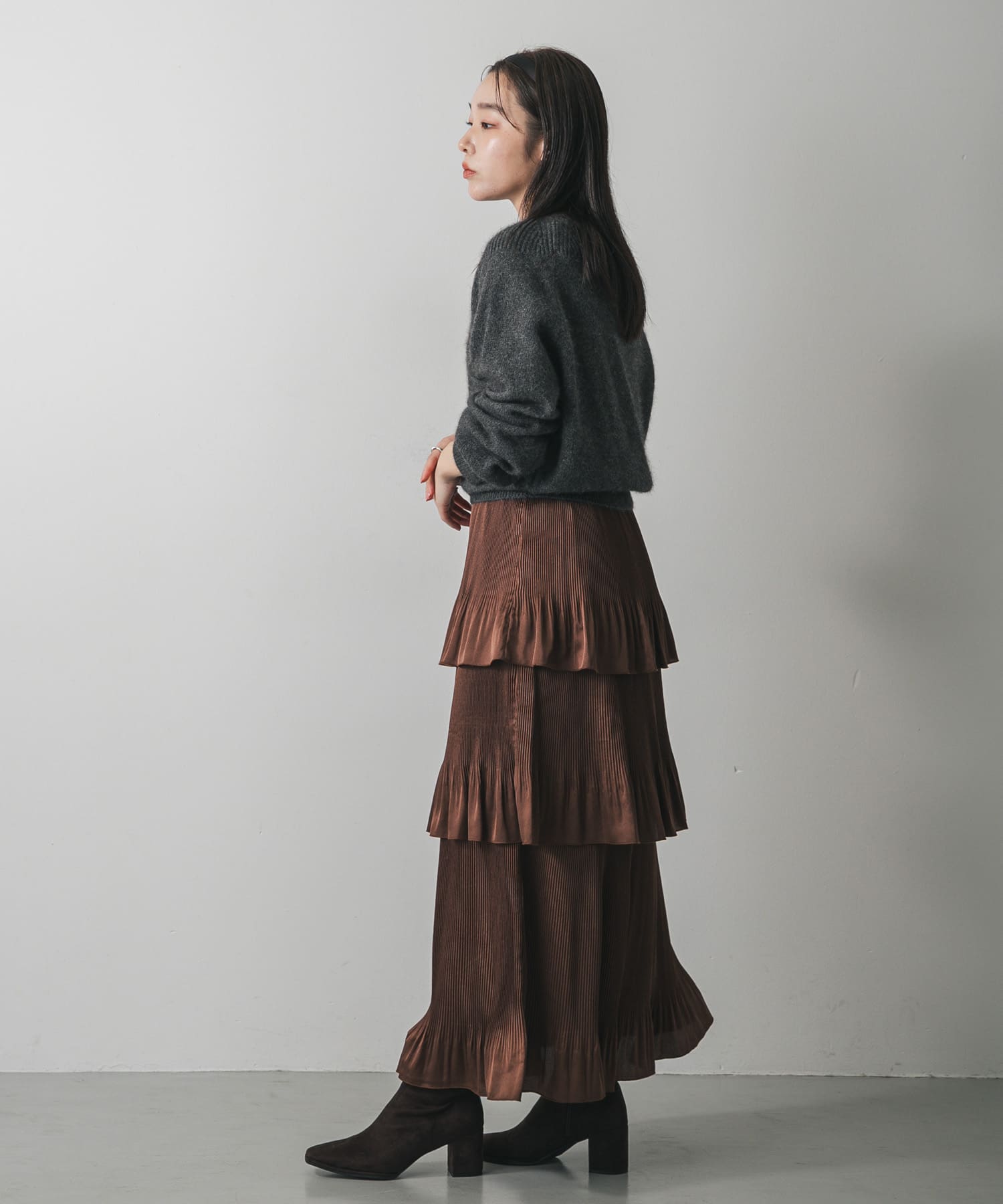 身長：158cm サイズ：one