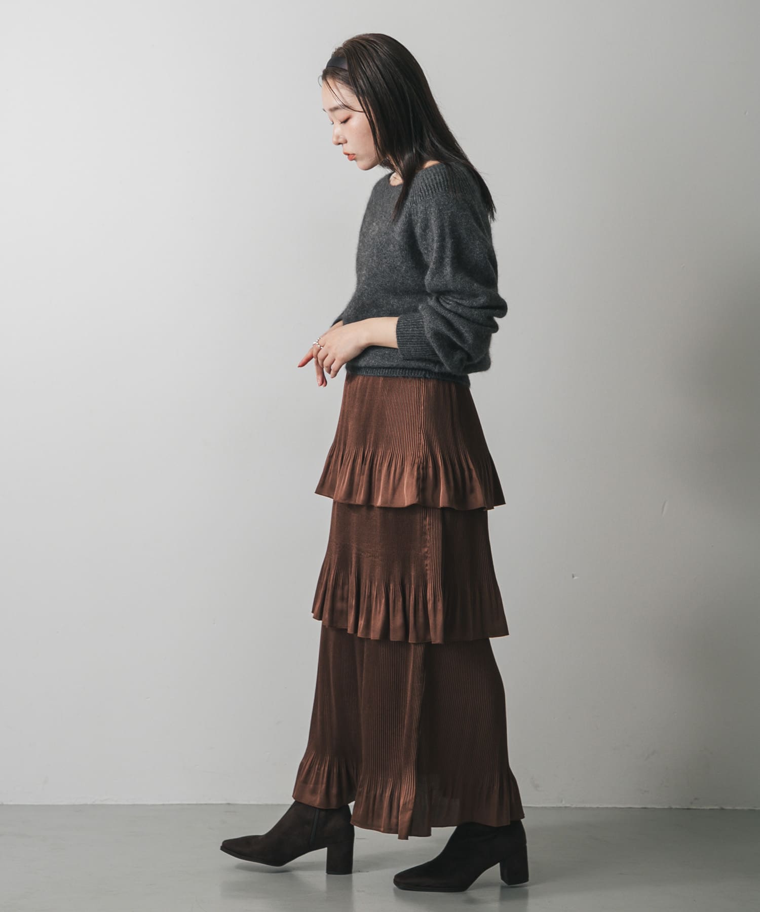 身長：158cm サイズ：one