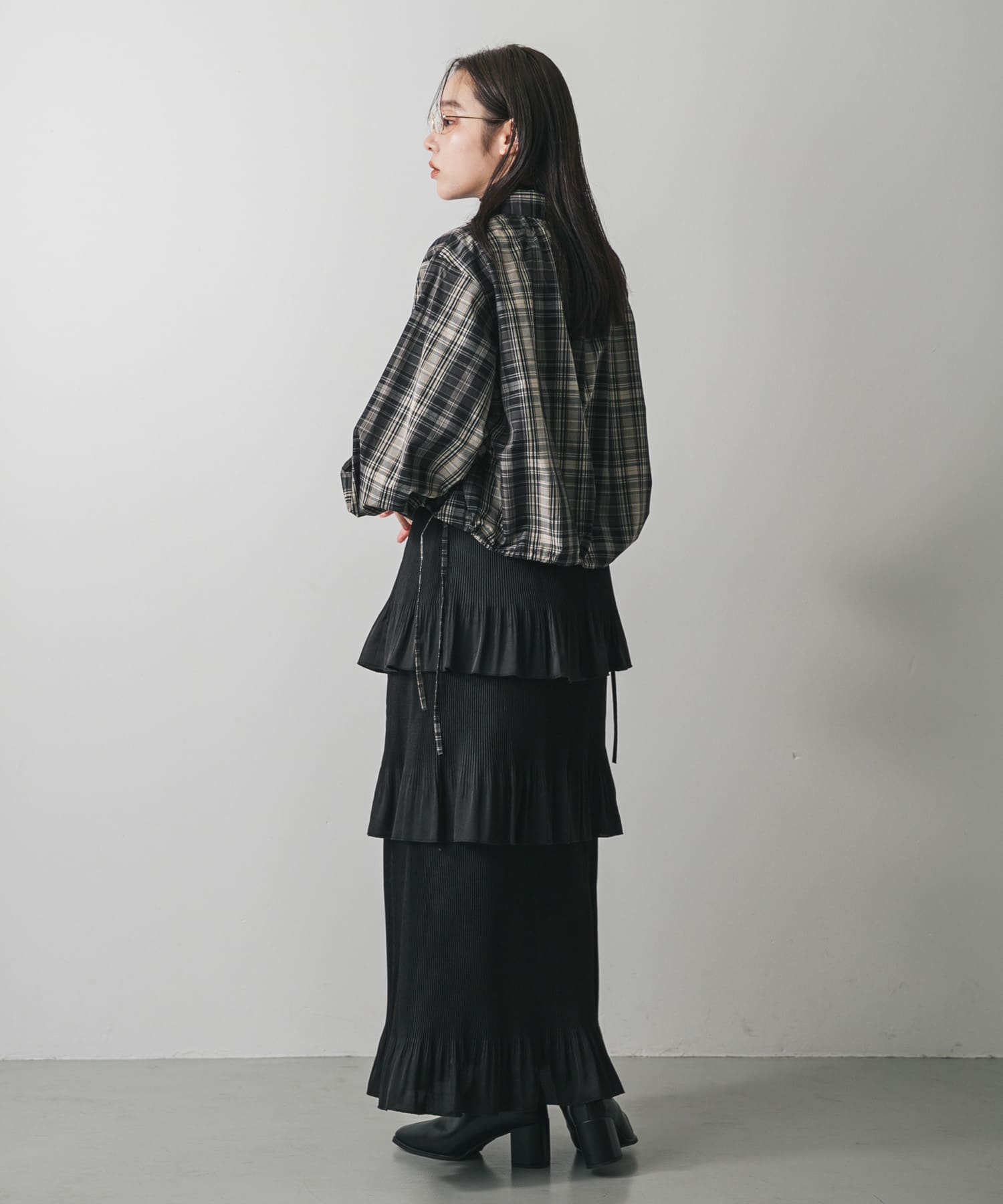 身長：158cm サイズ：one