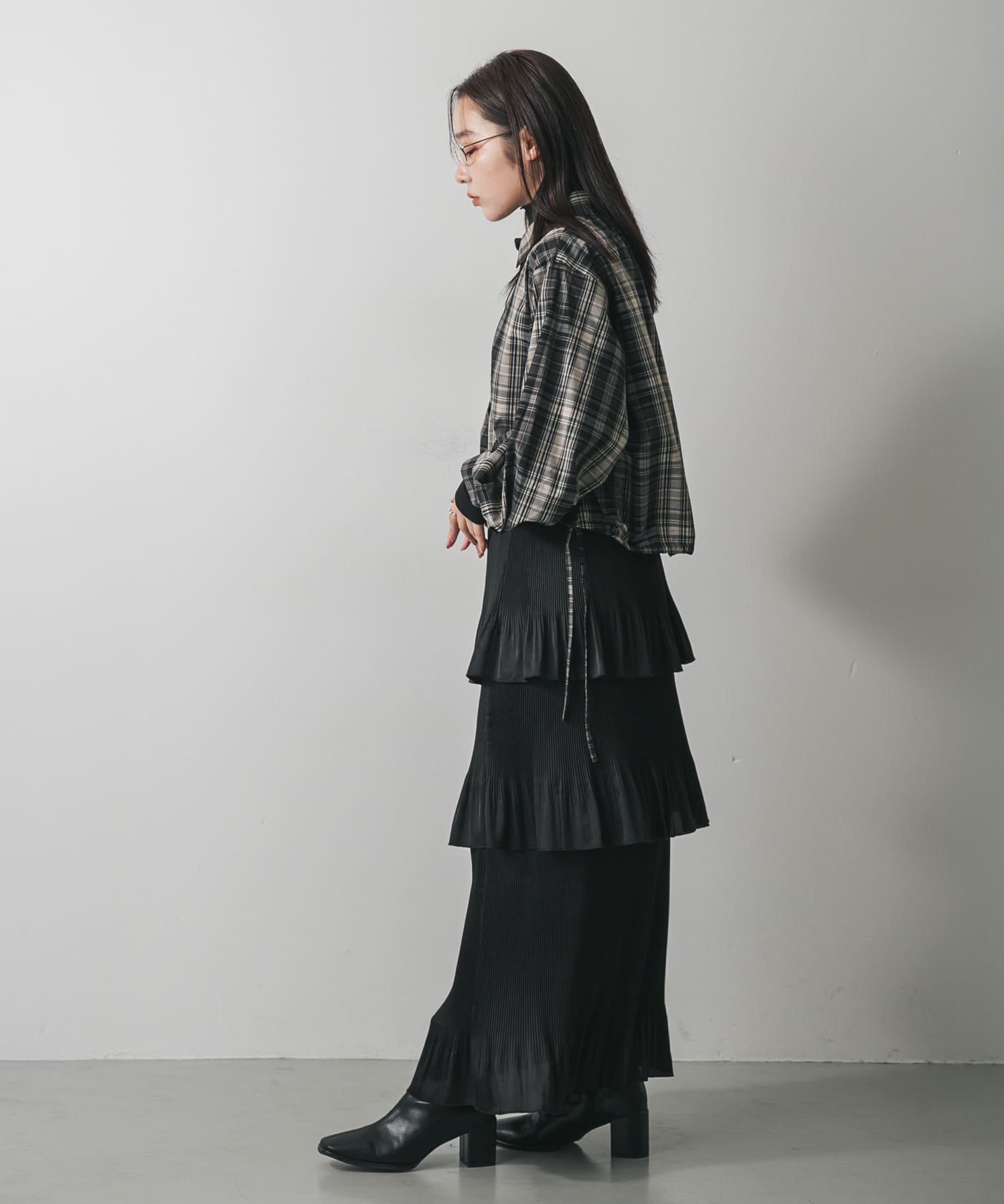 身長：158cm サイズ：one