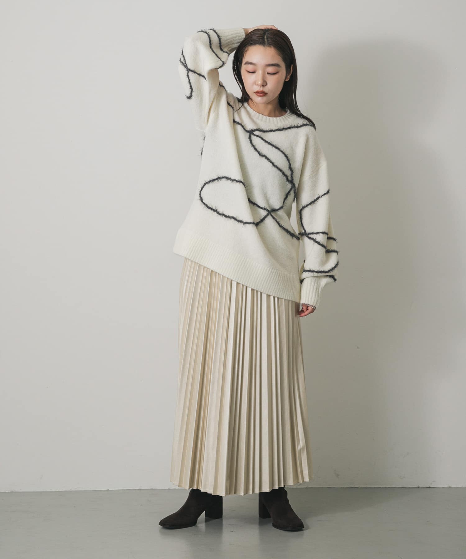 身長：158cm サイズ：one