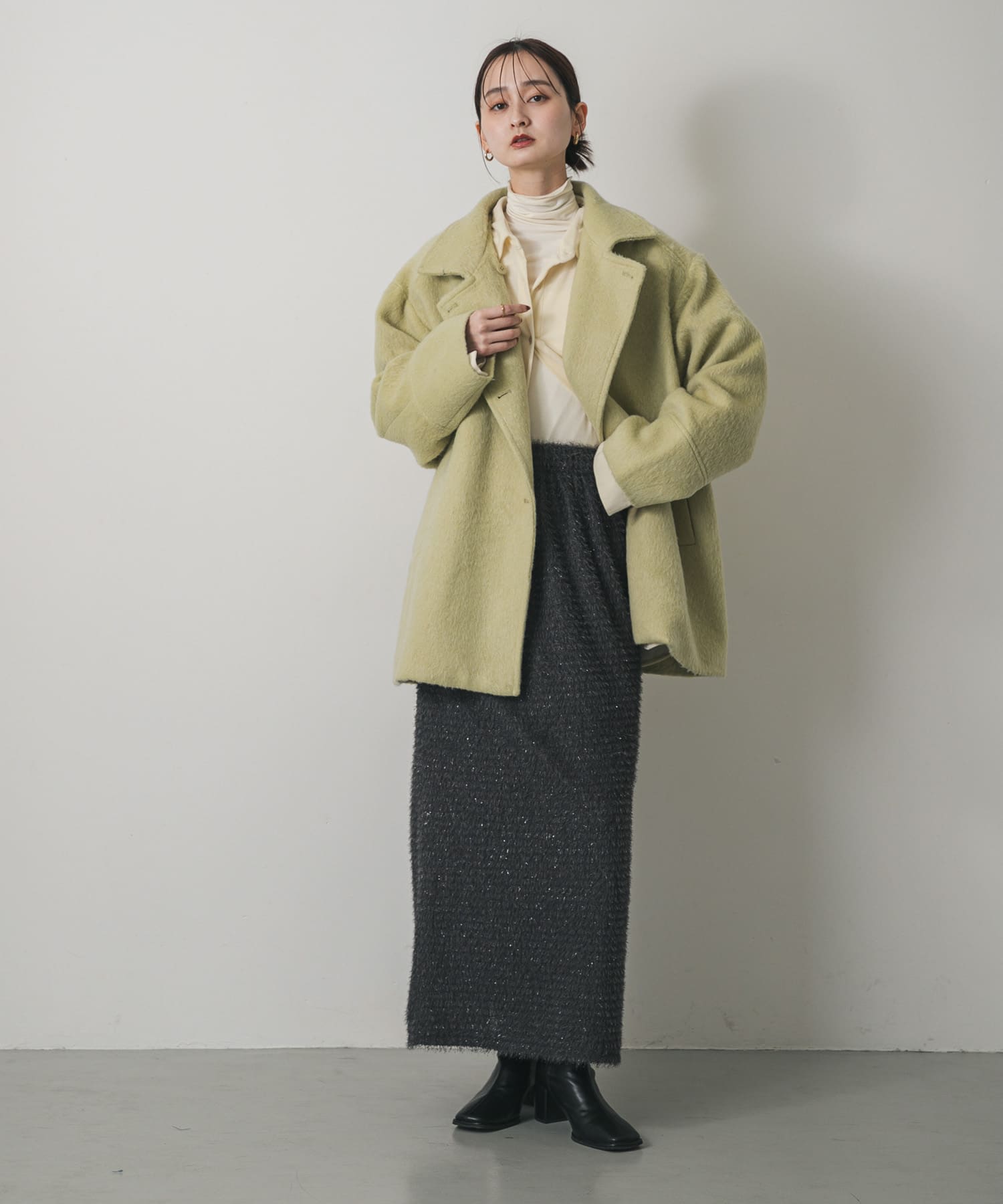 身長：169cm サイズ：one