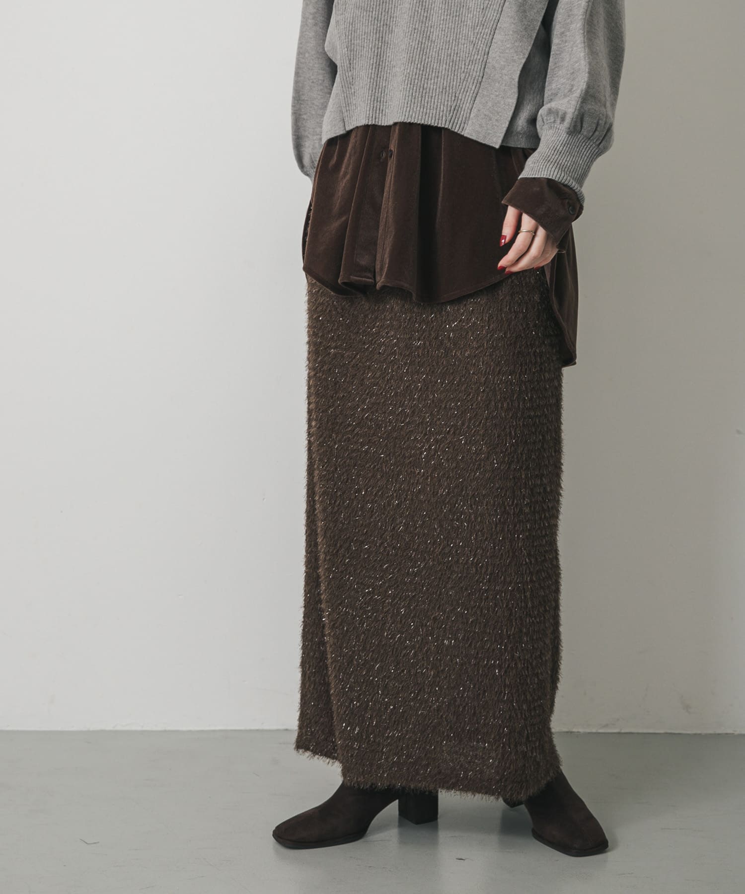 身長：169cm サイズ：one