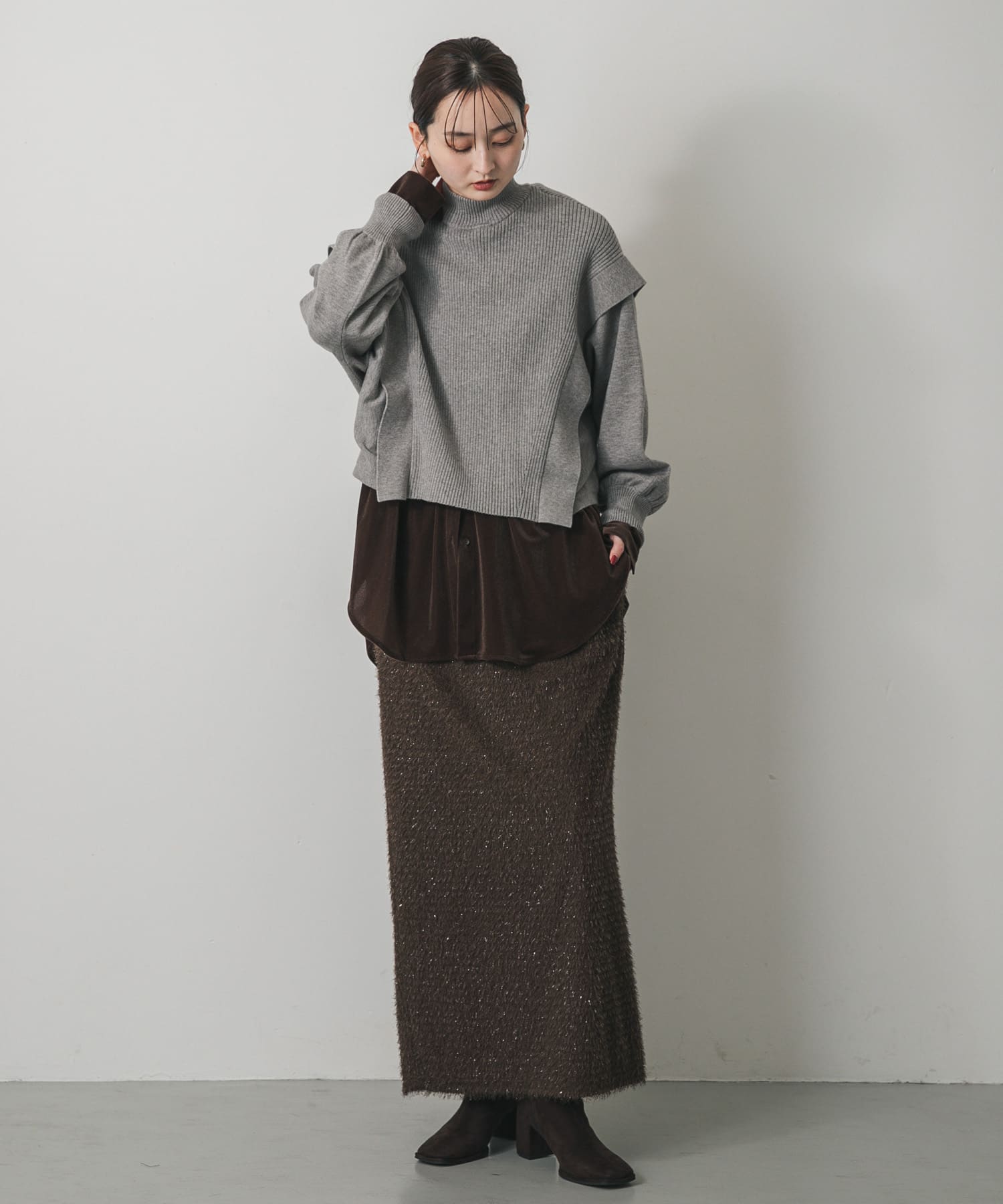 身長：169cm サイズ：one